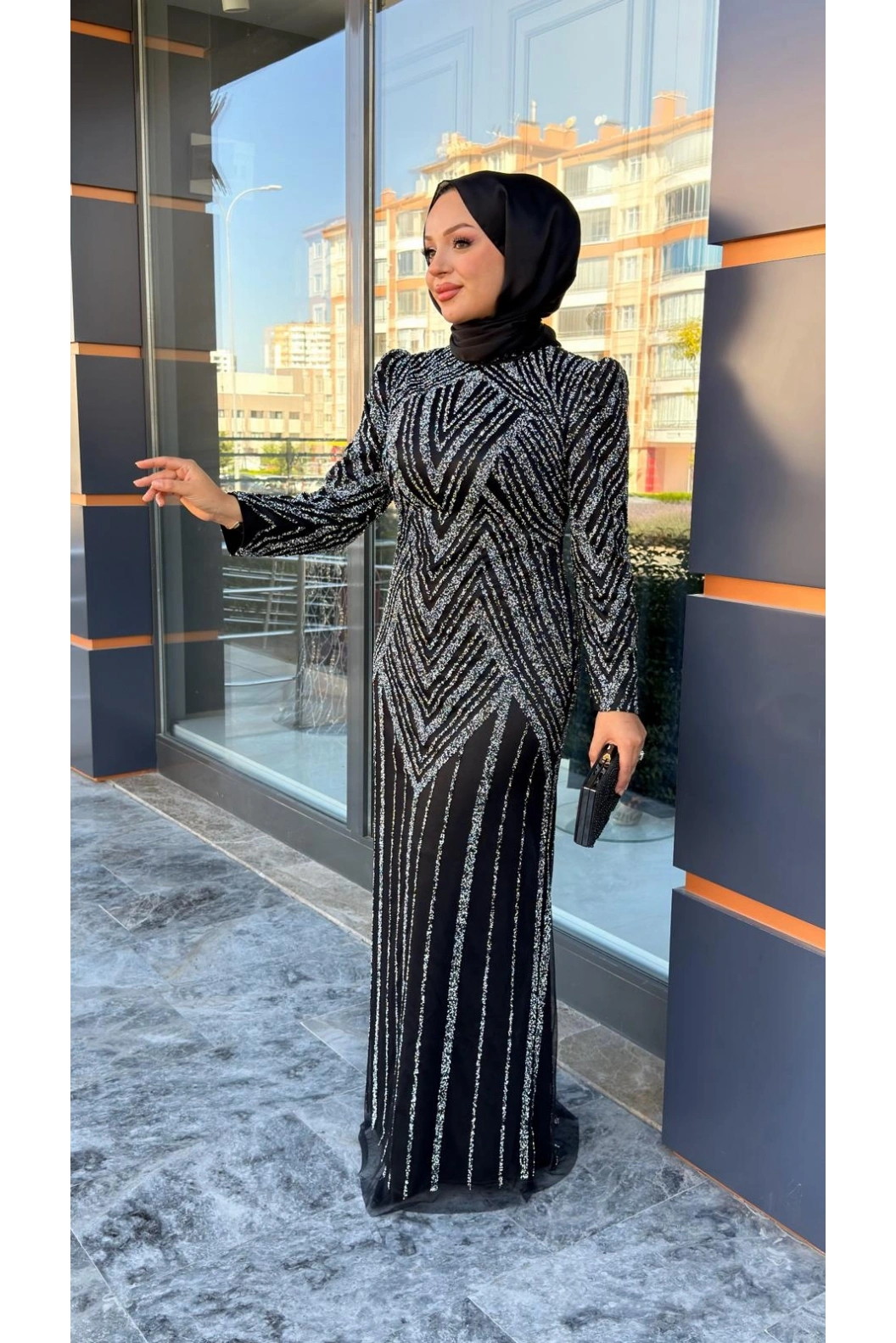 EMİNE GÜNGÖR-DURU ABİYE SİYAH