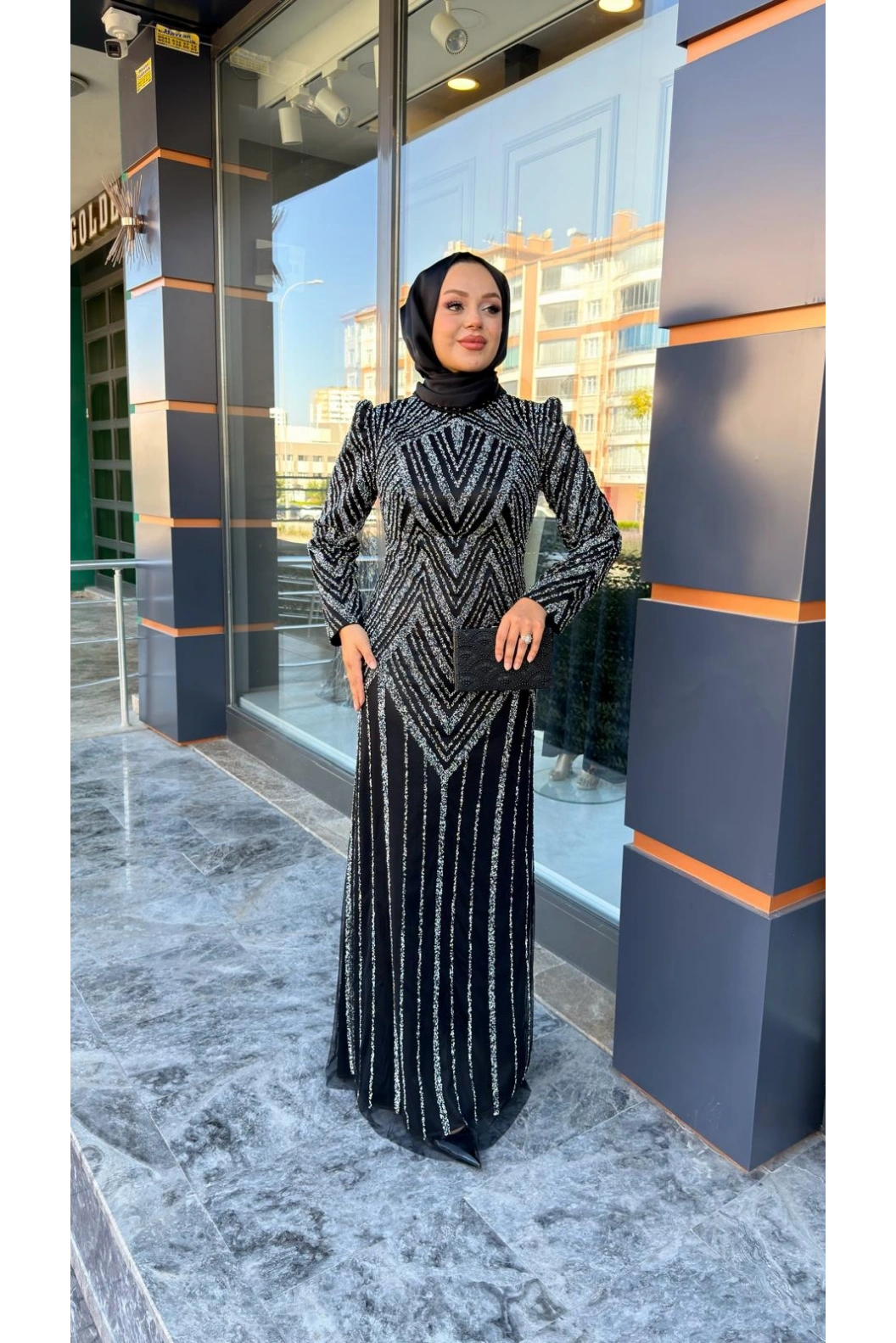EMİNE GÜNGÖR-DURU ABİYE SİYAH