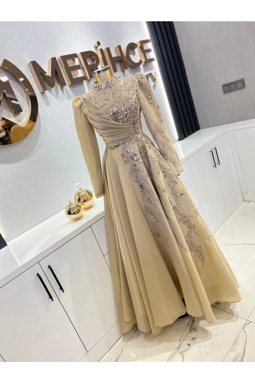 FERİHA SARIOĞLU-BELGİN ABİYE BEJ