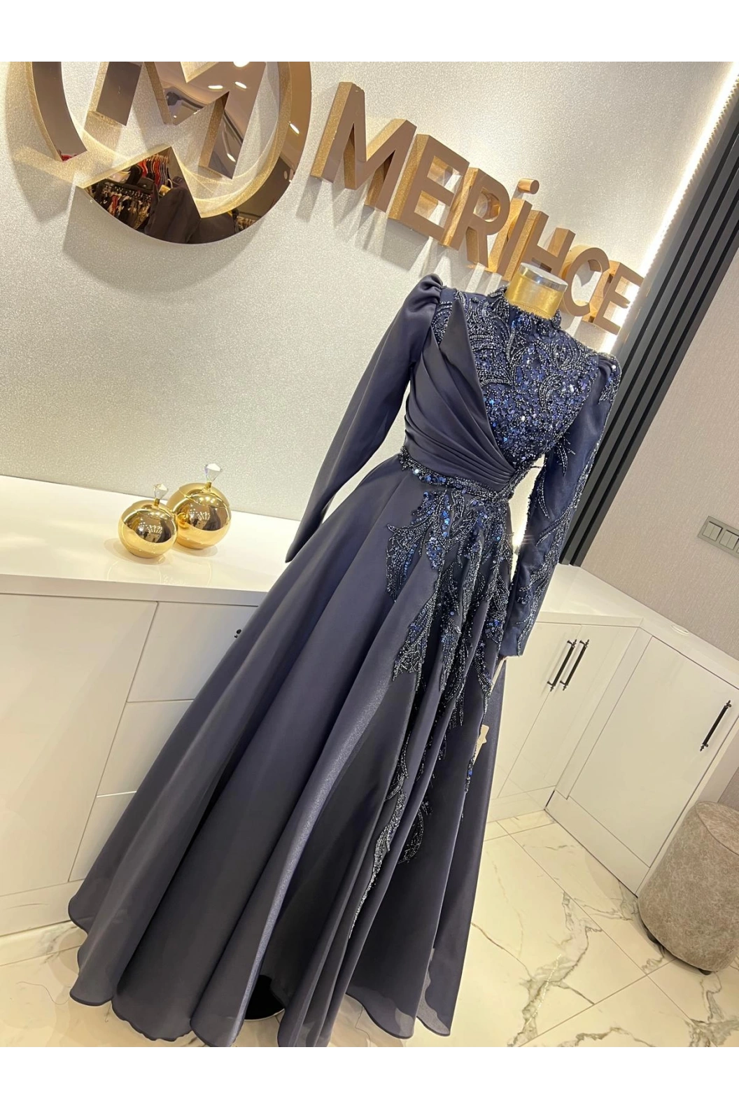 FERİHA SARIOĞLU-BELGİN ABİYE LACİVERT