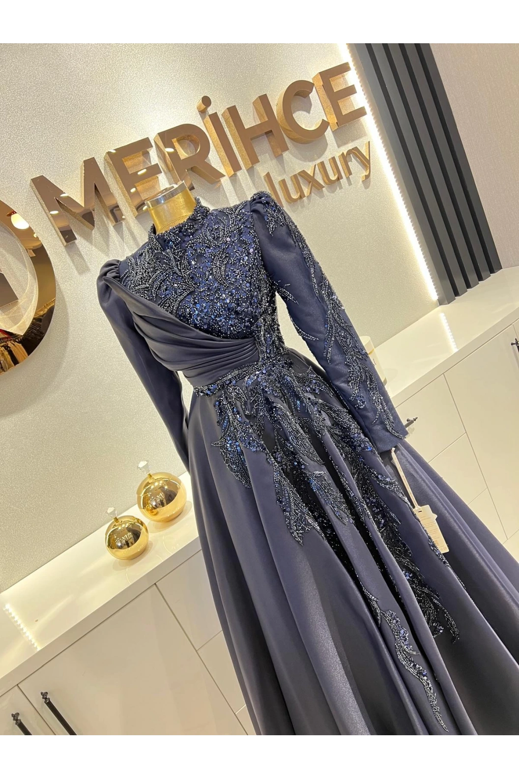 FERİHA SARIOĞLU-BELGİN ABİYE LACİVERT