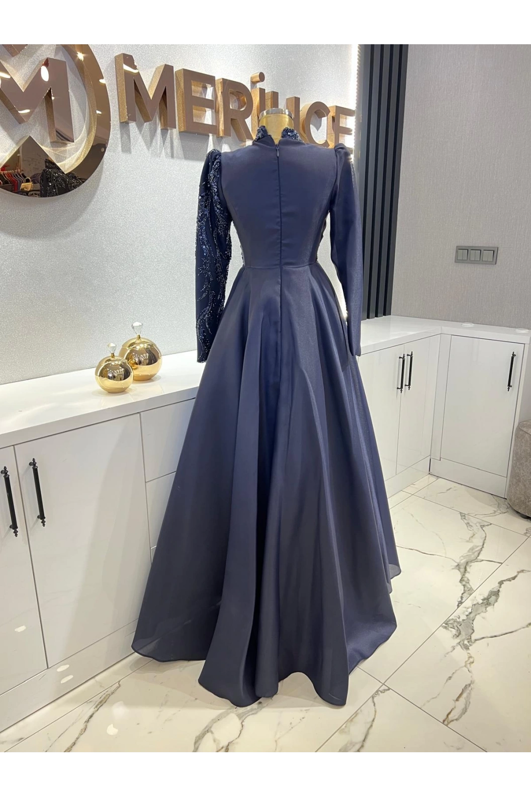 FERİHA SARIOĞLU-BELGİN ABİYE LACİVERT