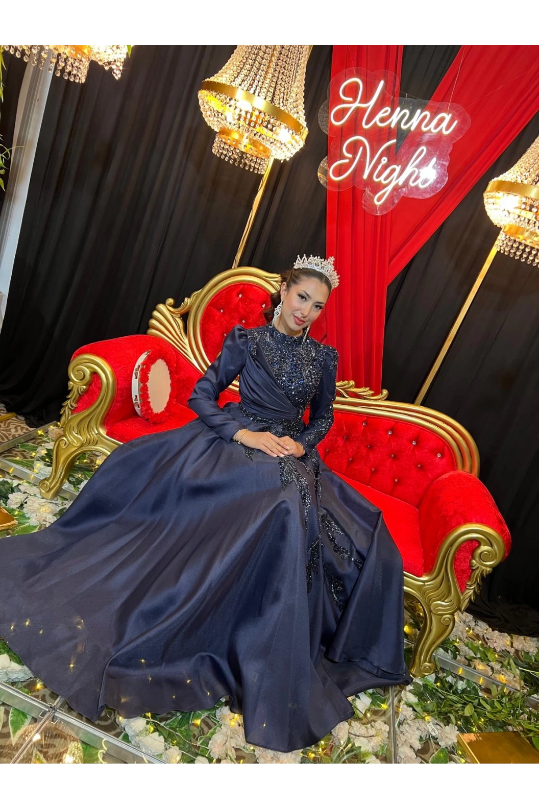 FERİHA SARIOĞLU-BELGİN ABİYE LACİVERT