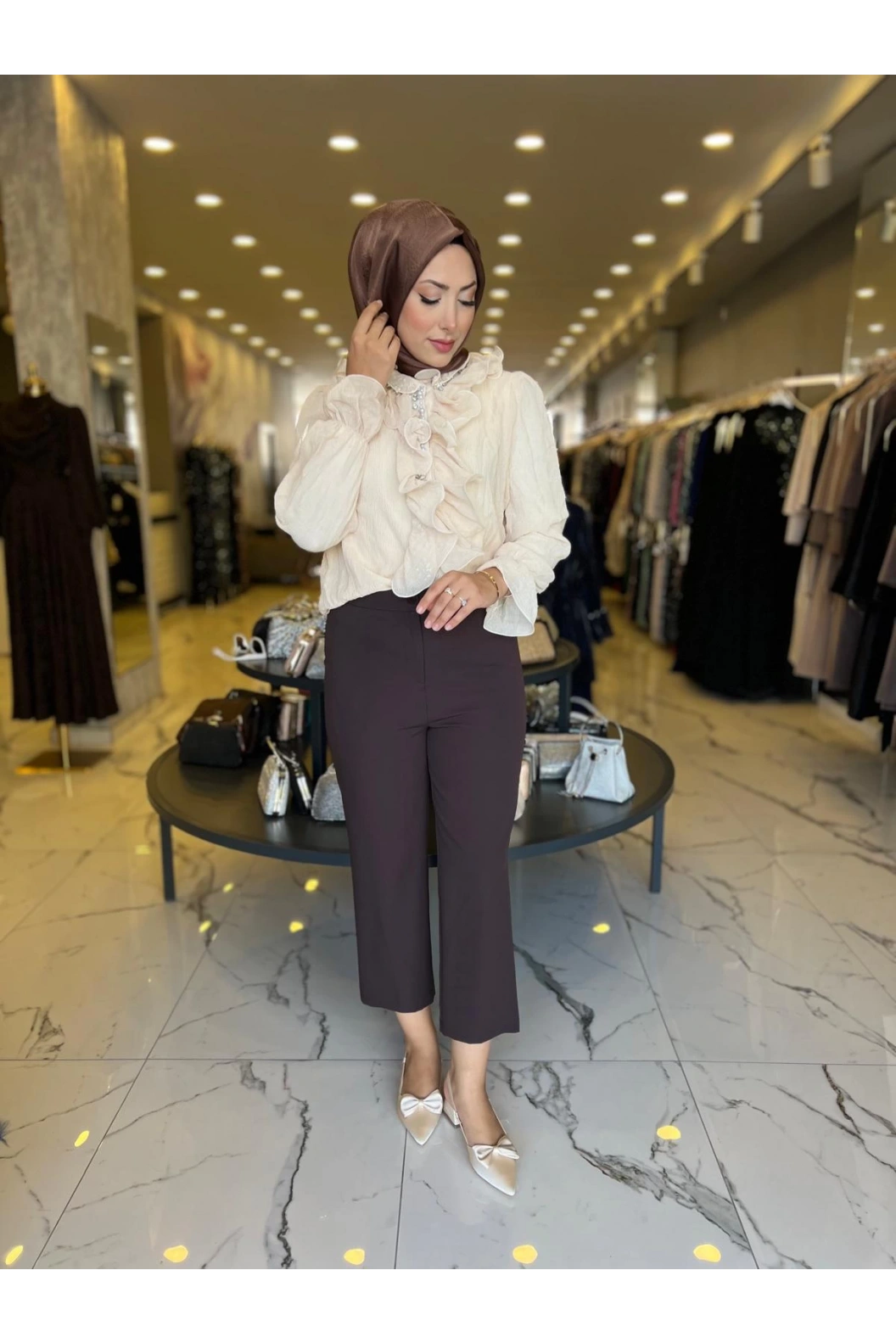 İTHAL-İNCİLİ İTHAL GÖMLEK KREM