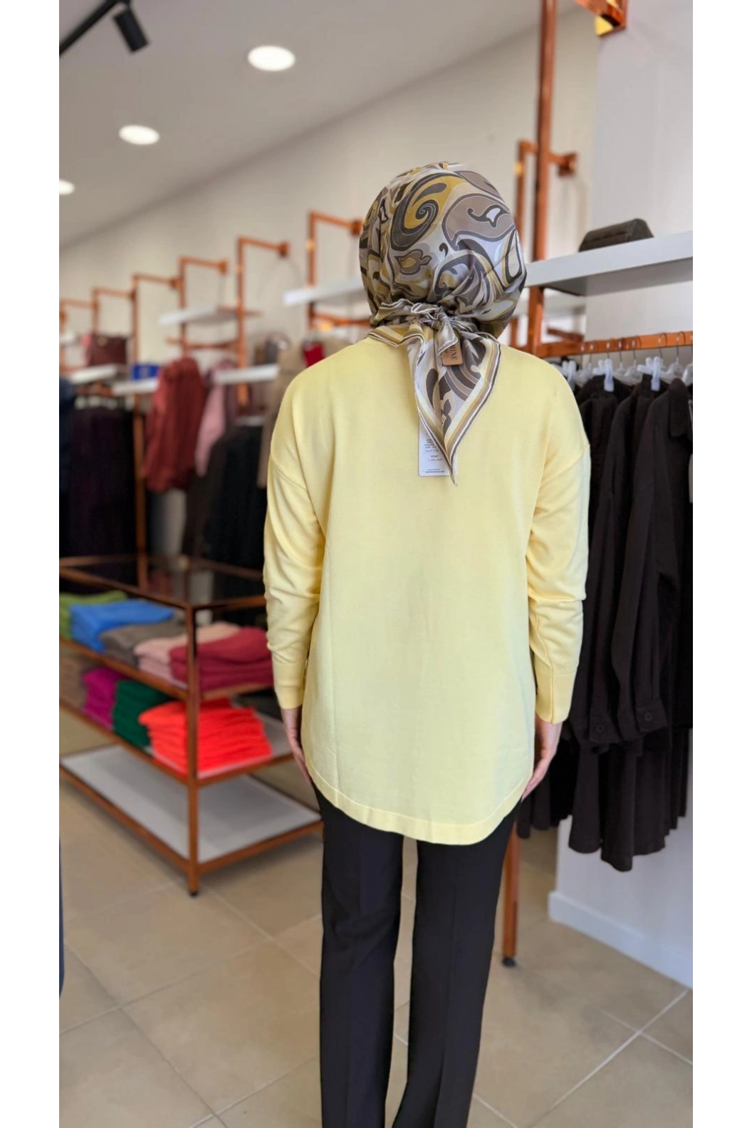 MAGAZİN-İNCE ÖRME TRİKO SARI
