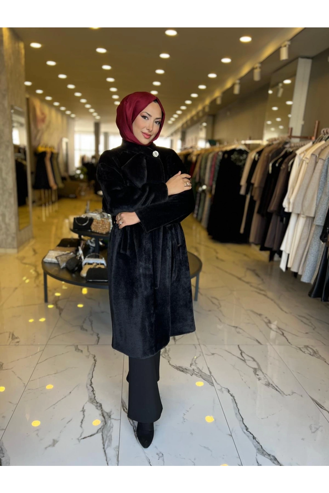 MATEKS-ANGORA KABAN SİYAH