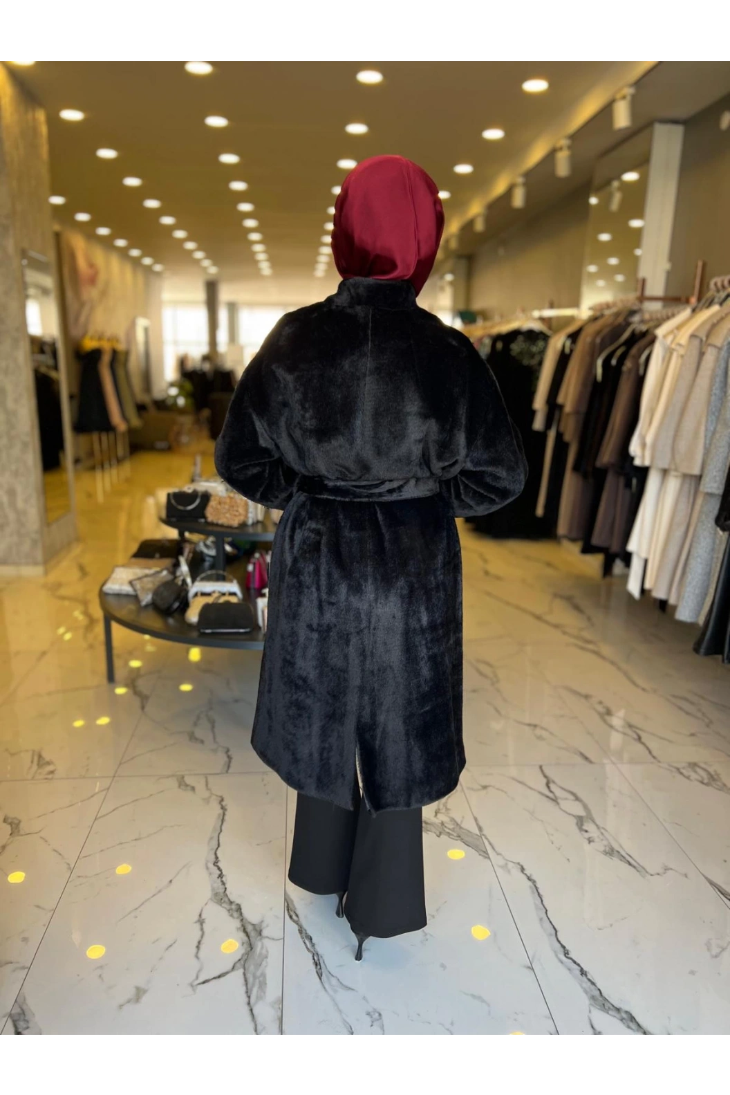 MATEKS-ANGORA KABAN SİYAH