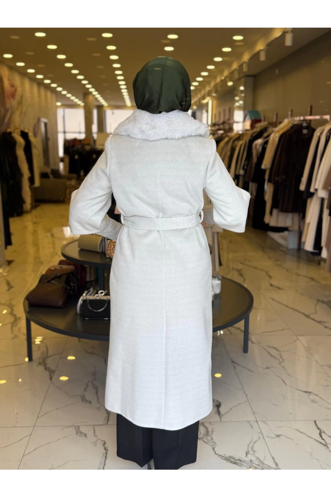 MATEKS-SİMLİ KAŞE KABAN EKRU