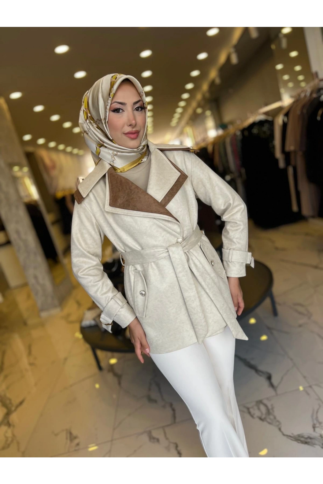 MATEKS-SÜET CEKET BEJ