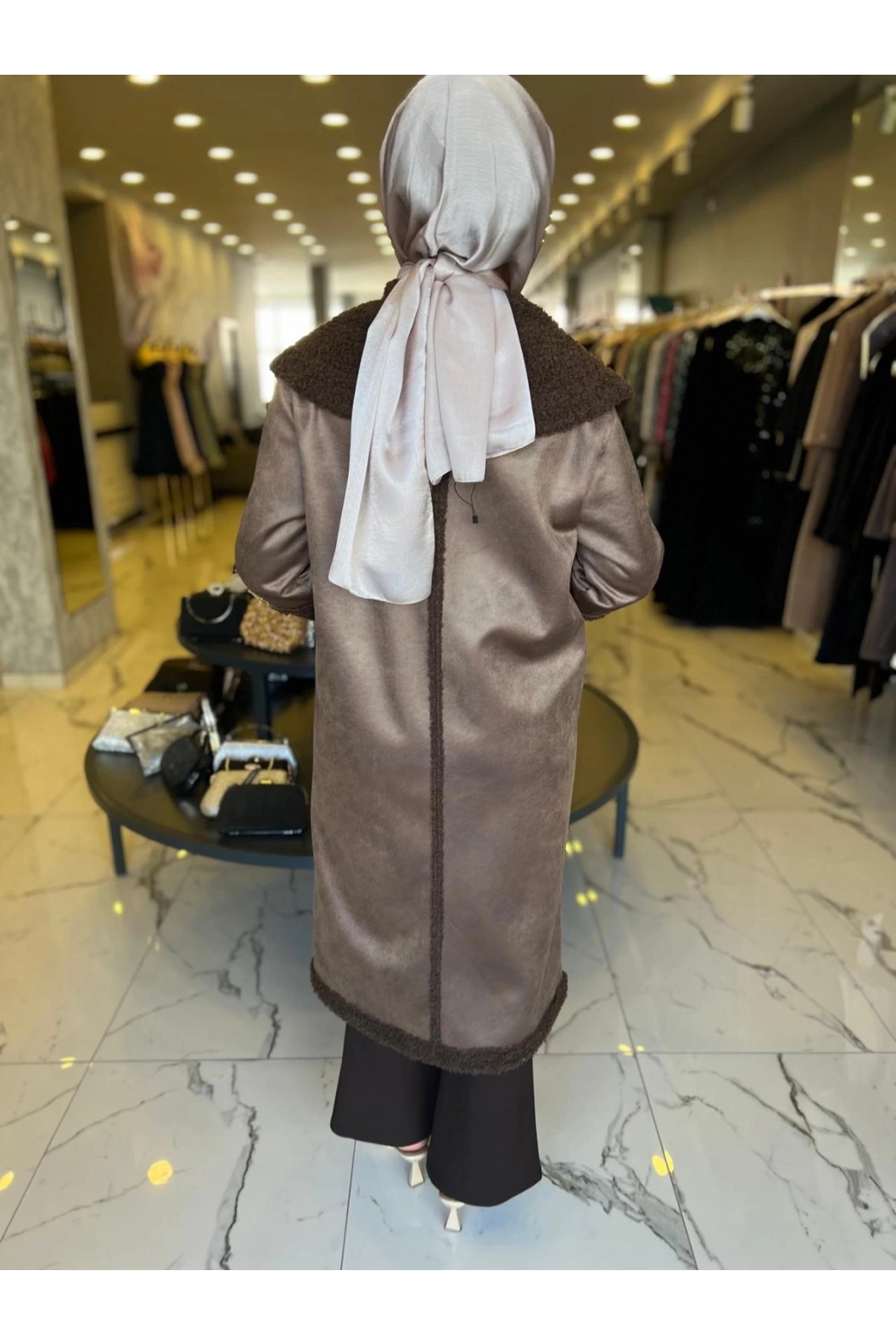 MATEKS SÜET KABAN KAHVE