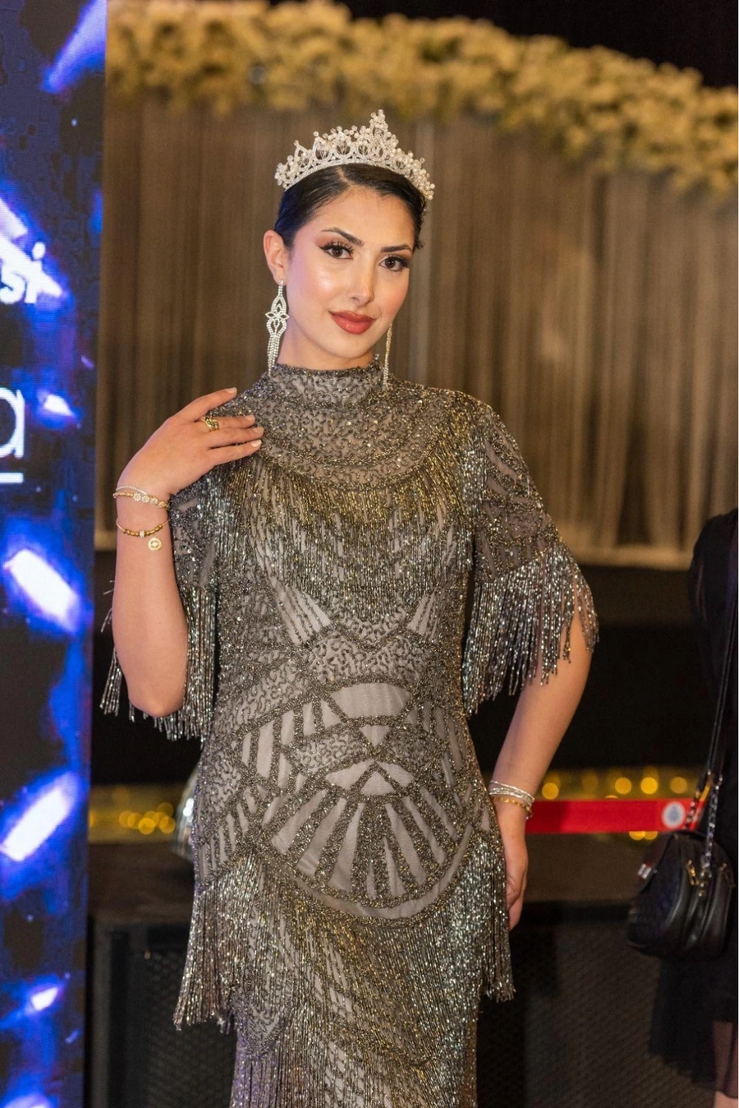 MAXWELA-KISA KOLLU PÜSKÜLLÜ ABİYE ANTRASİT