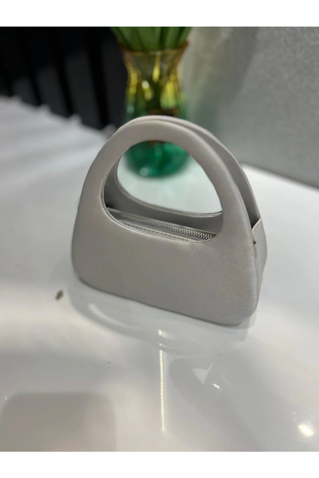 MERİHCE-ABİYE ÇANTA GÜMÜŞ