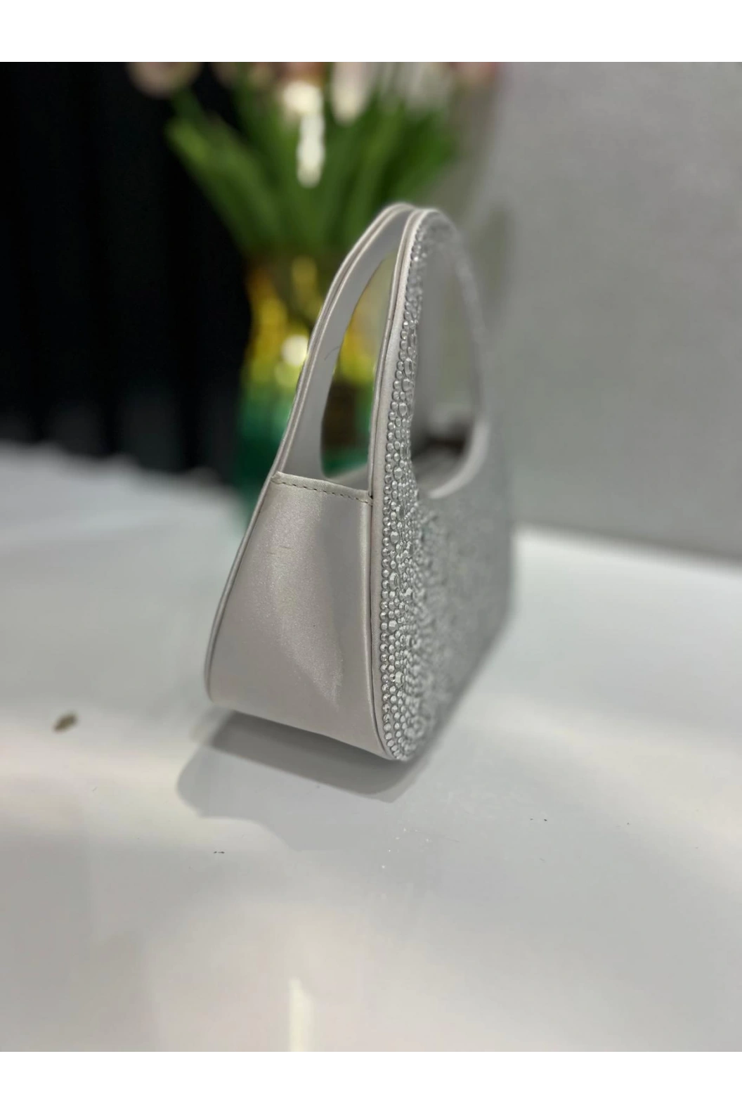 MERİHCE-ABİYE ÇANTA GÜMÜŞ