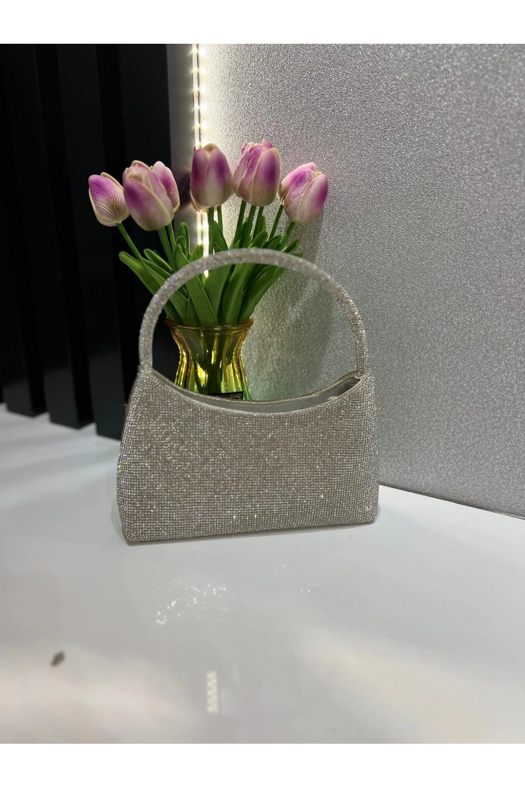 MERİHCE-ABİYE ÇANTA GÜMÜŞ