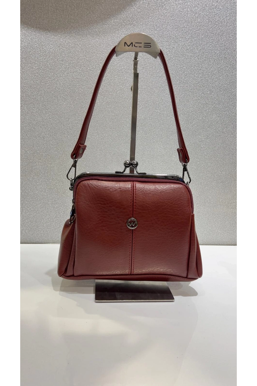 MERİHCE-OMUZ ÇANTASI BORDO