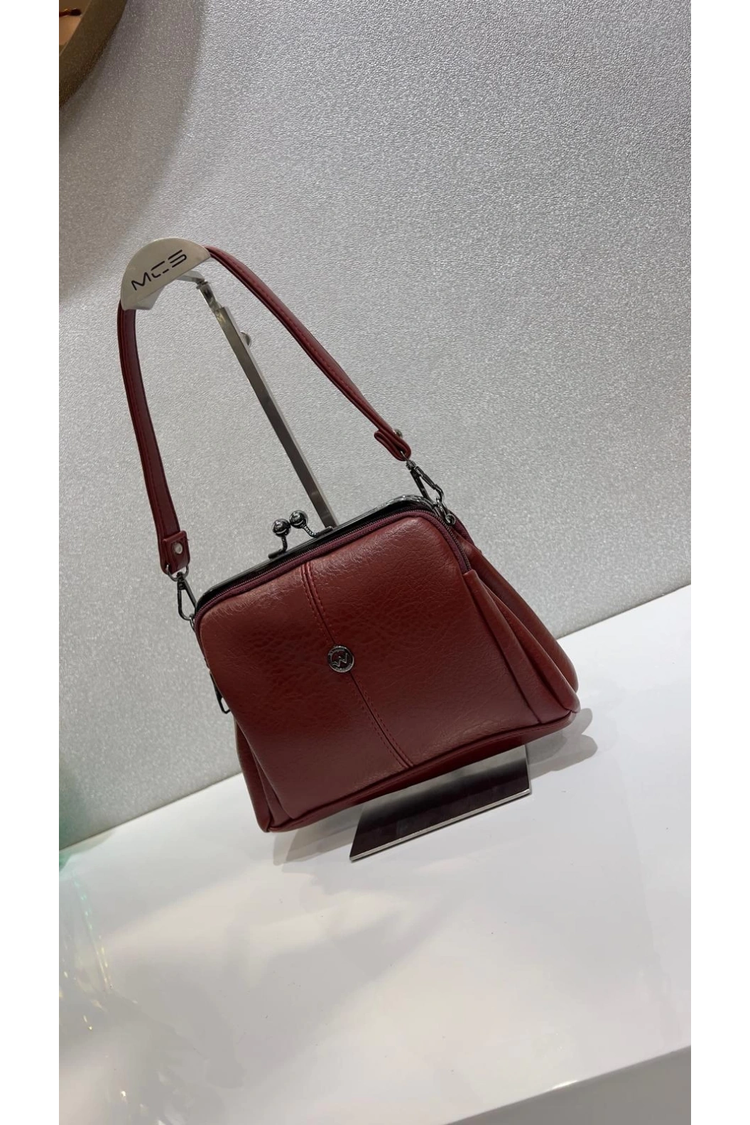 MERİHCE-OMUZ ÇANTASI BORDO