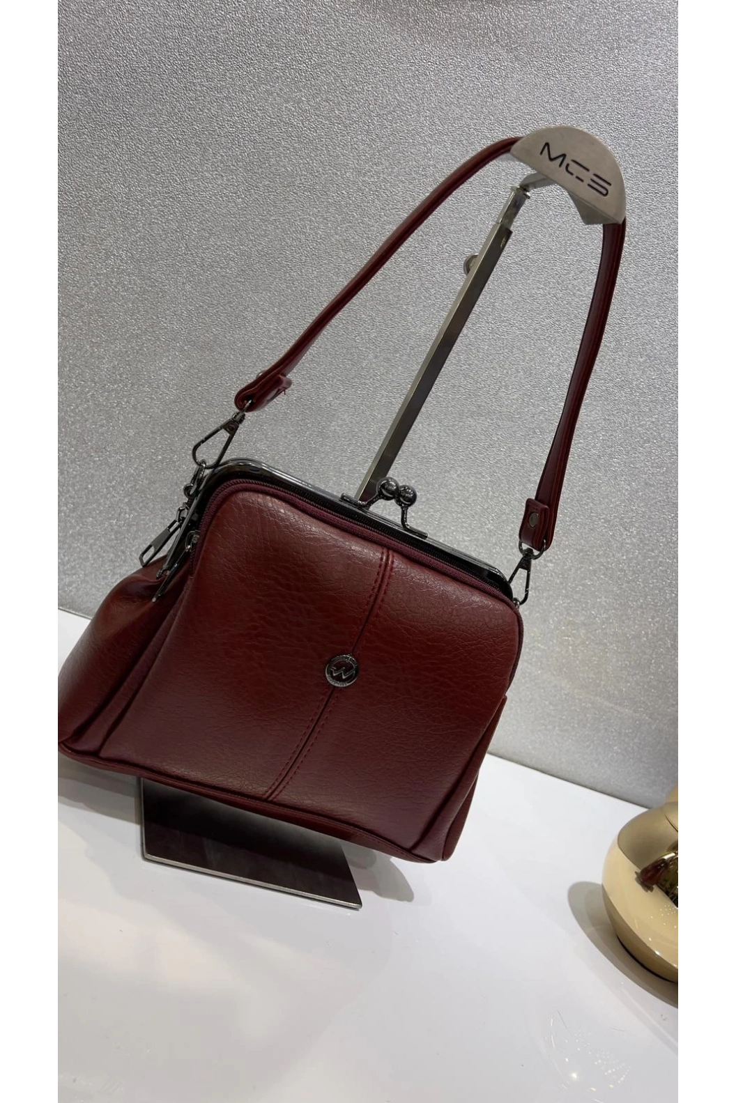 MERİHCE-OMUZ ÇANTASI BORDO