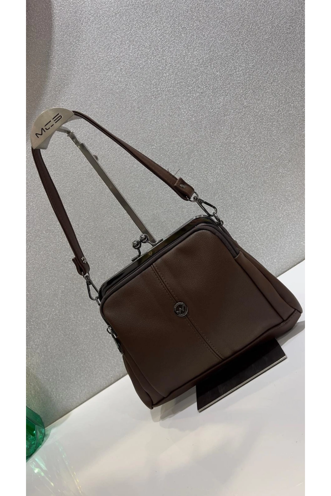 MERİHCE-OMUZ ÇANTASI KAHVE