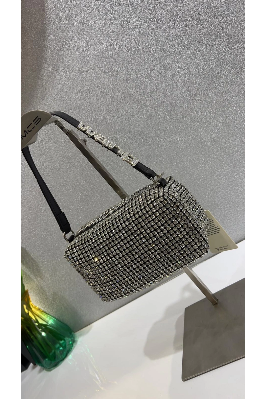 MERİHCE-SAWAROSKİ ABİYE ÇANTA SİYAH