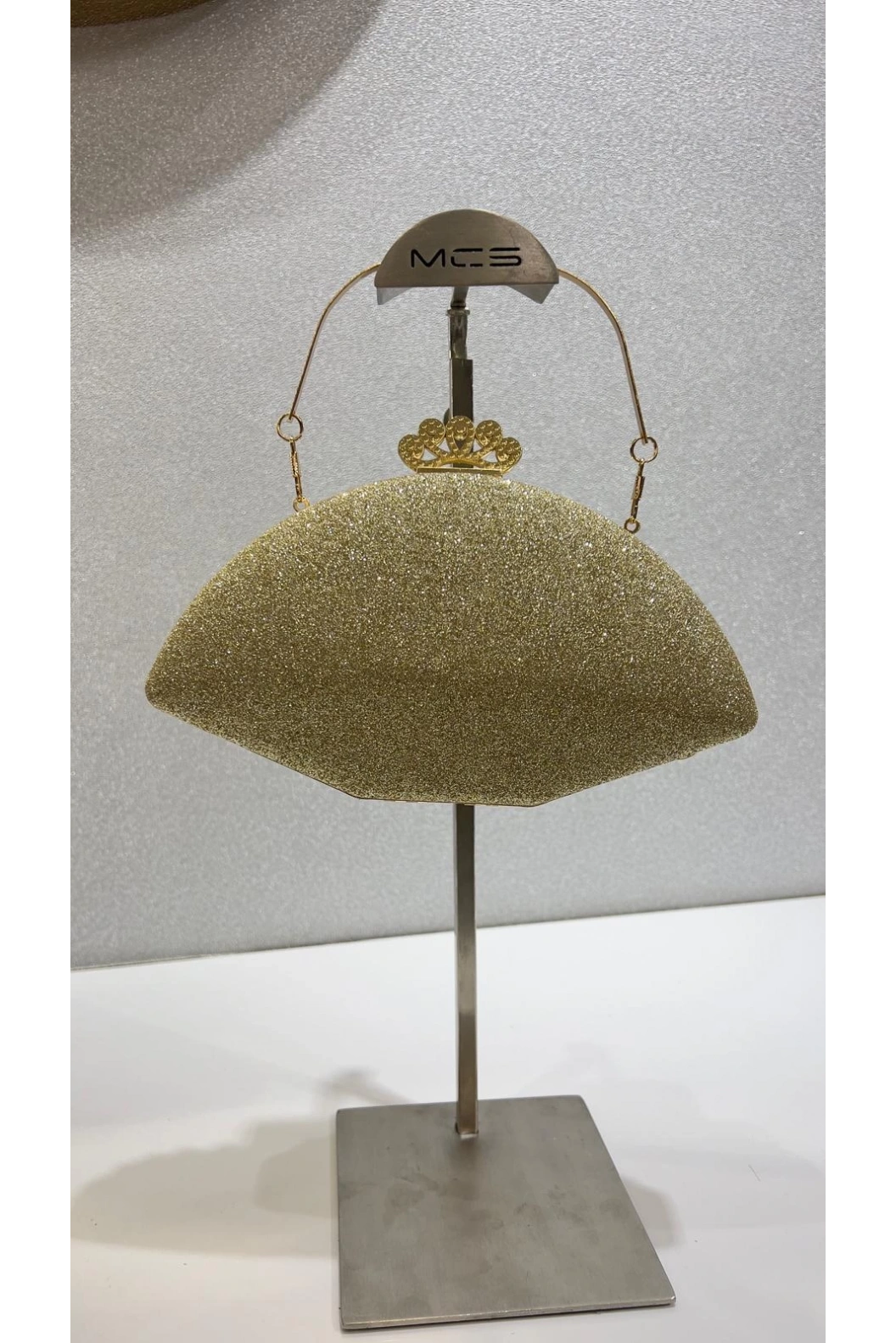 MERİHCE-TAŞLI ABİYE ÇANTA GOLD