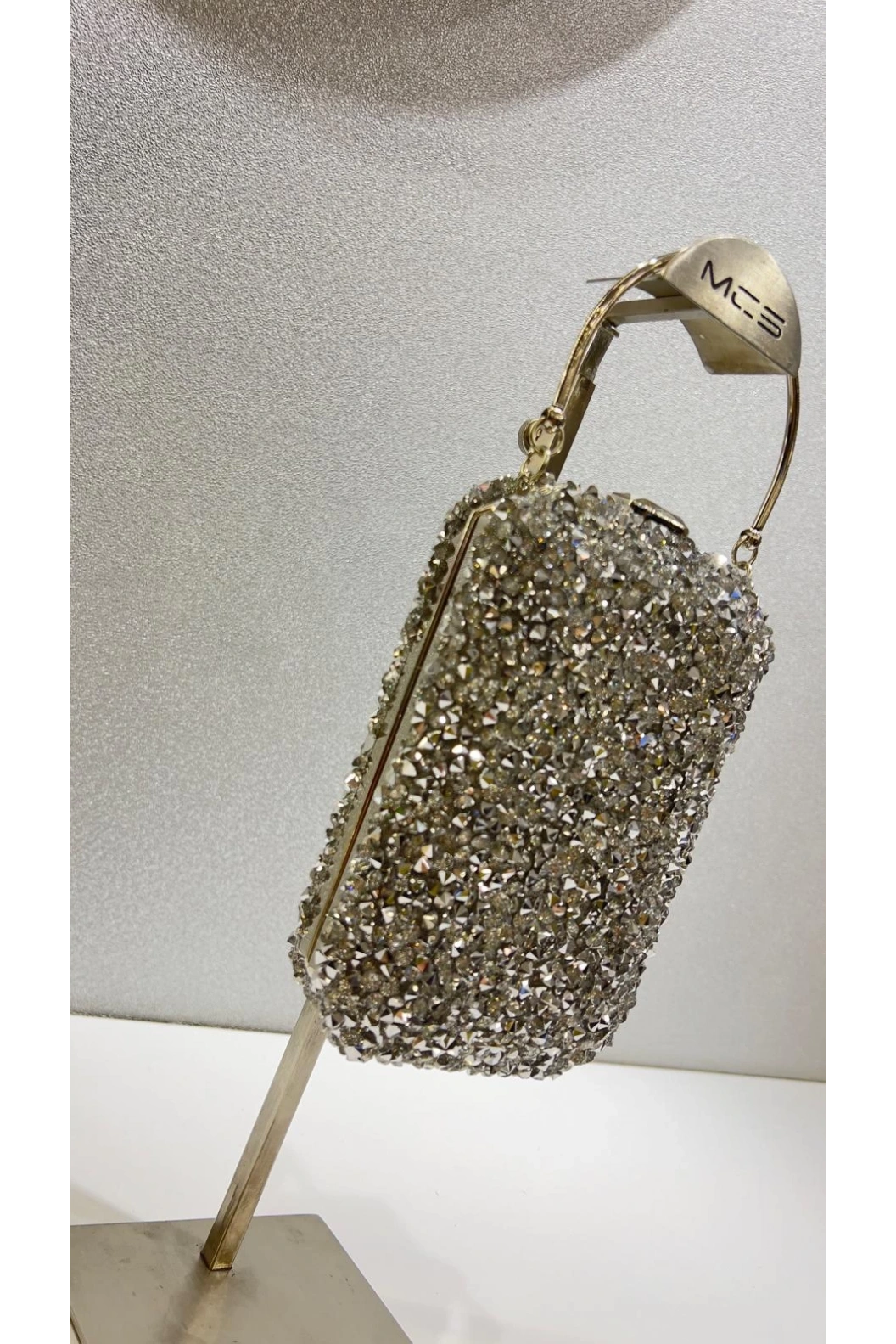 MERİHCE-TAŞLI ABİYE ÇANTA GÜMÜŞ