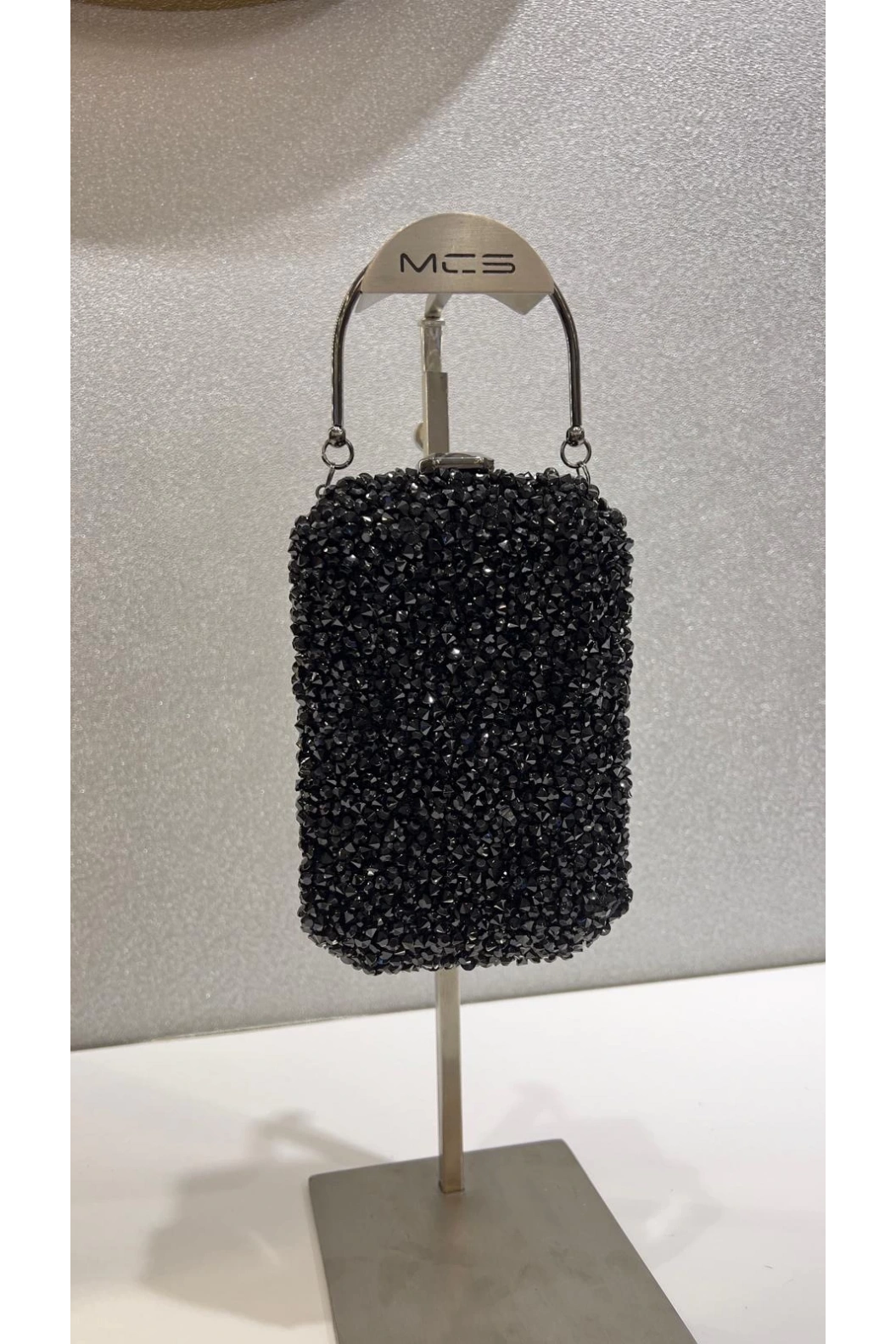 MERİHCE-TAŞLI ABİYE ÇANTA SİYAH