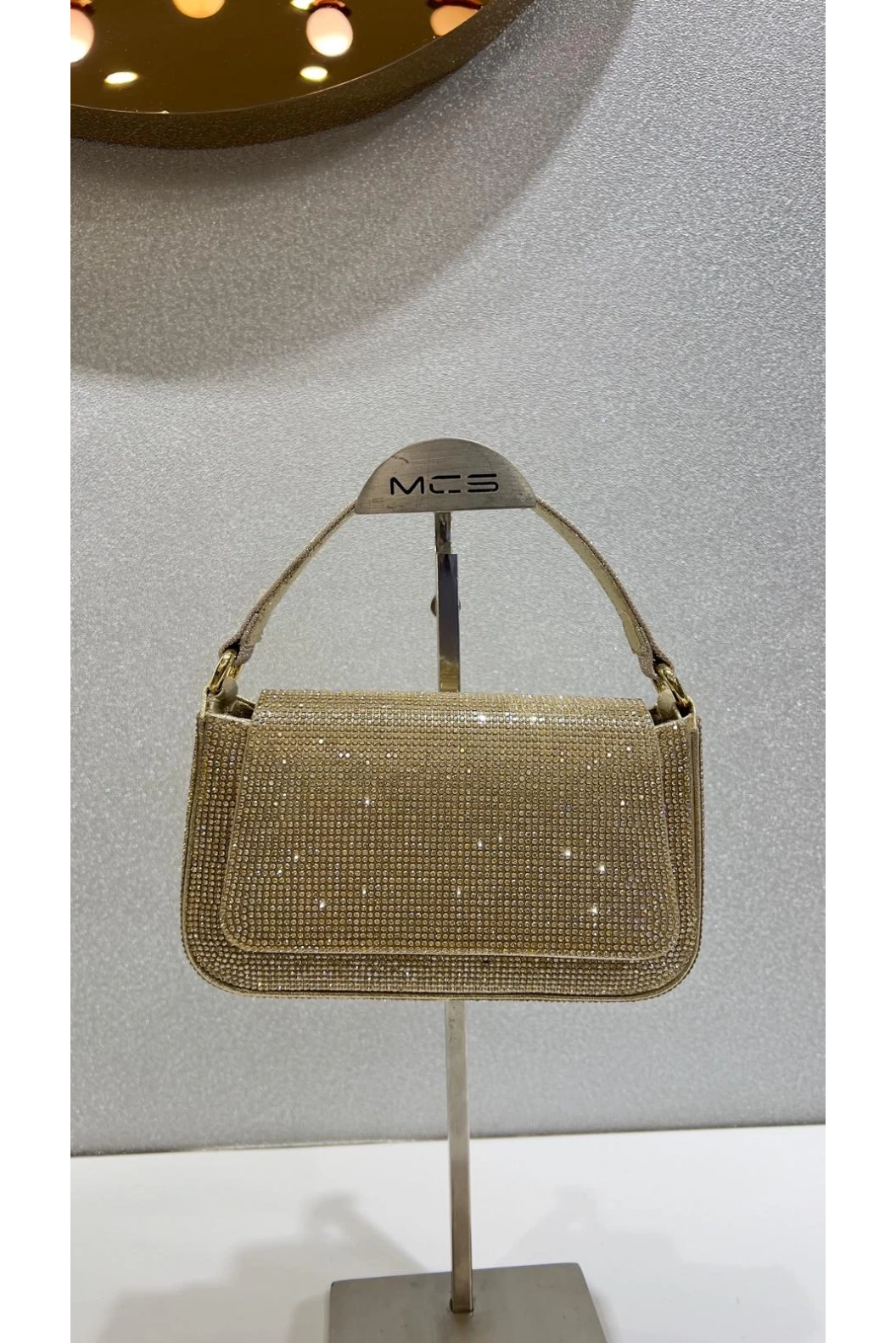 MERİHCE-TAŞLI ÇANTA GOLD