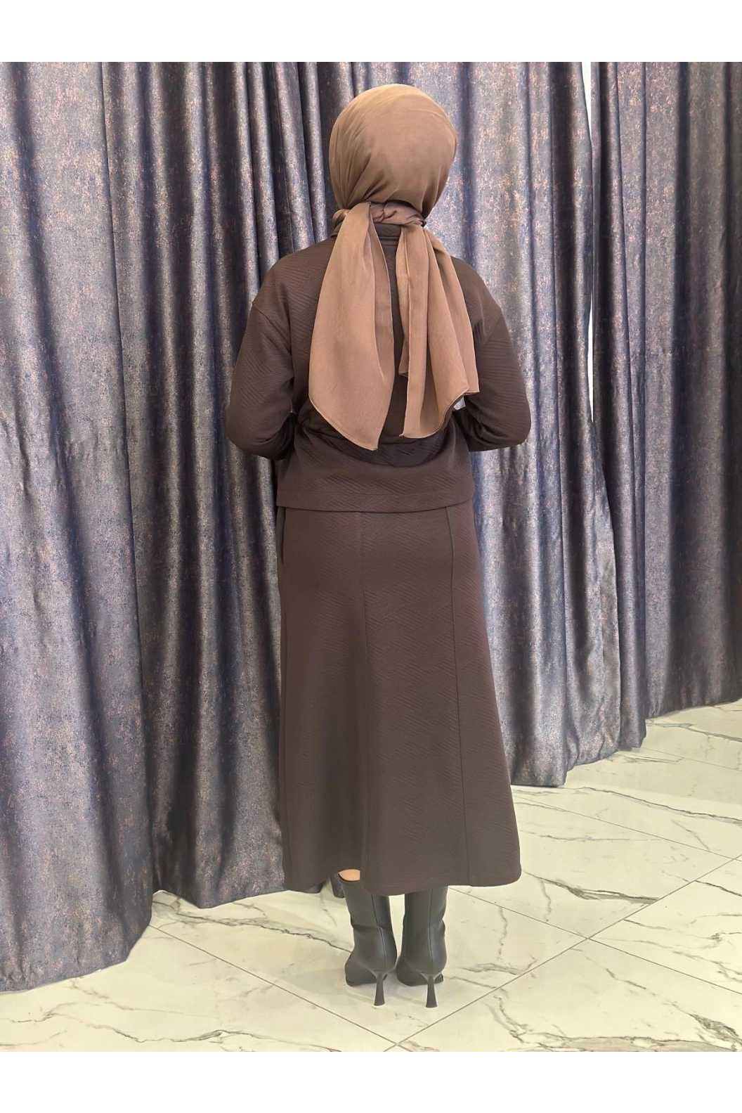 MY312-CEPLİ ETEKLİ TAKIM KAHVE