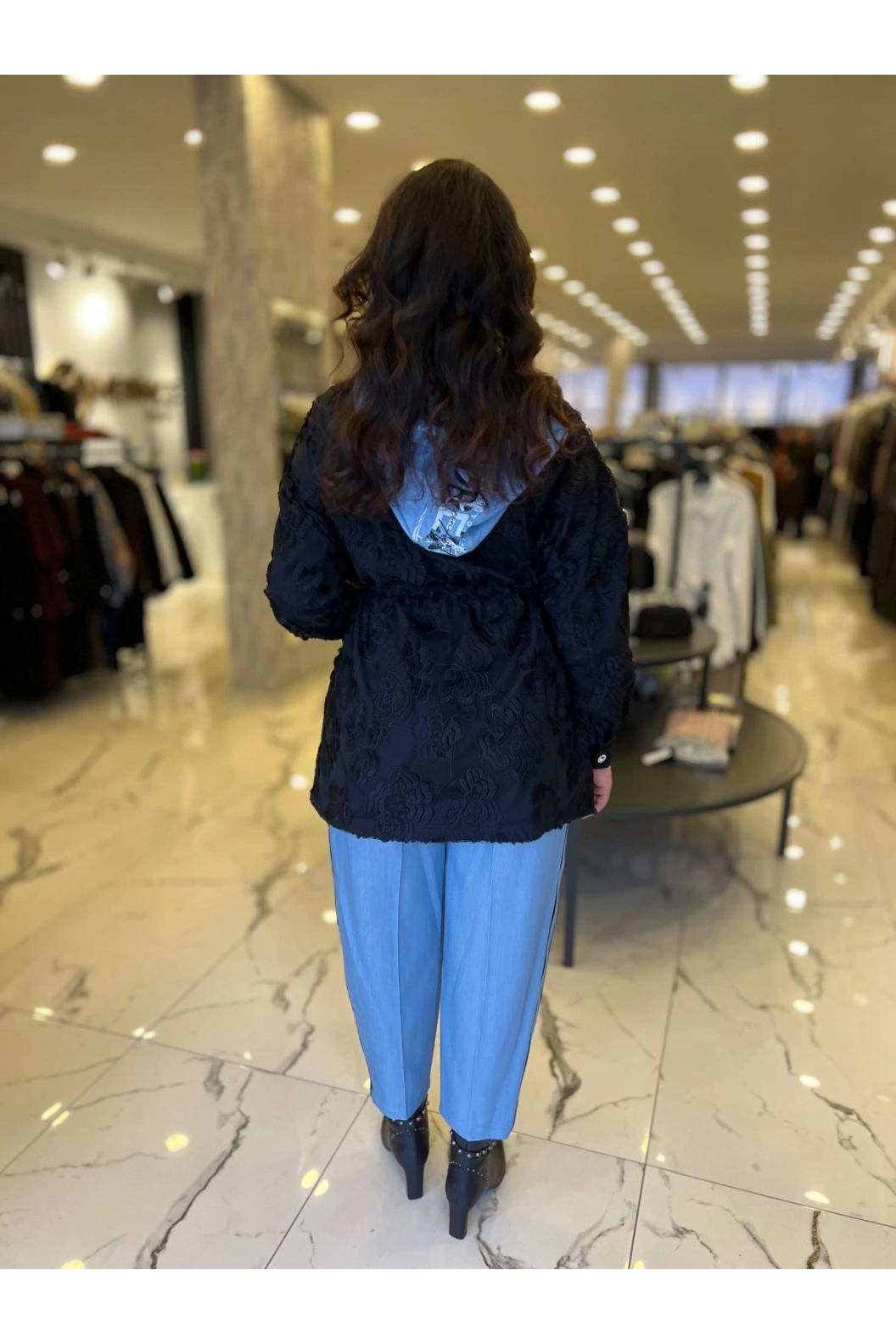 MY312-DANTELLİ AKSESUARLI TAKIM SİYAH