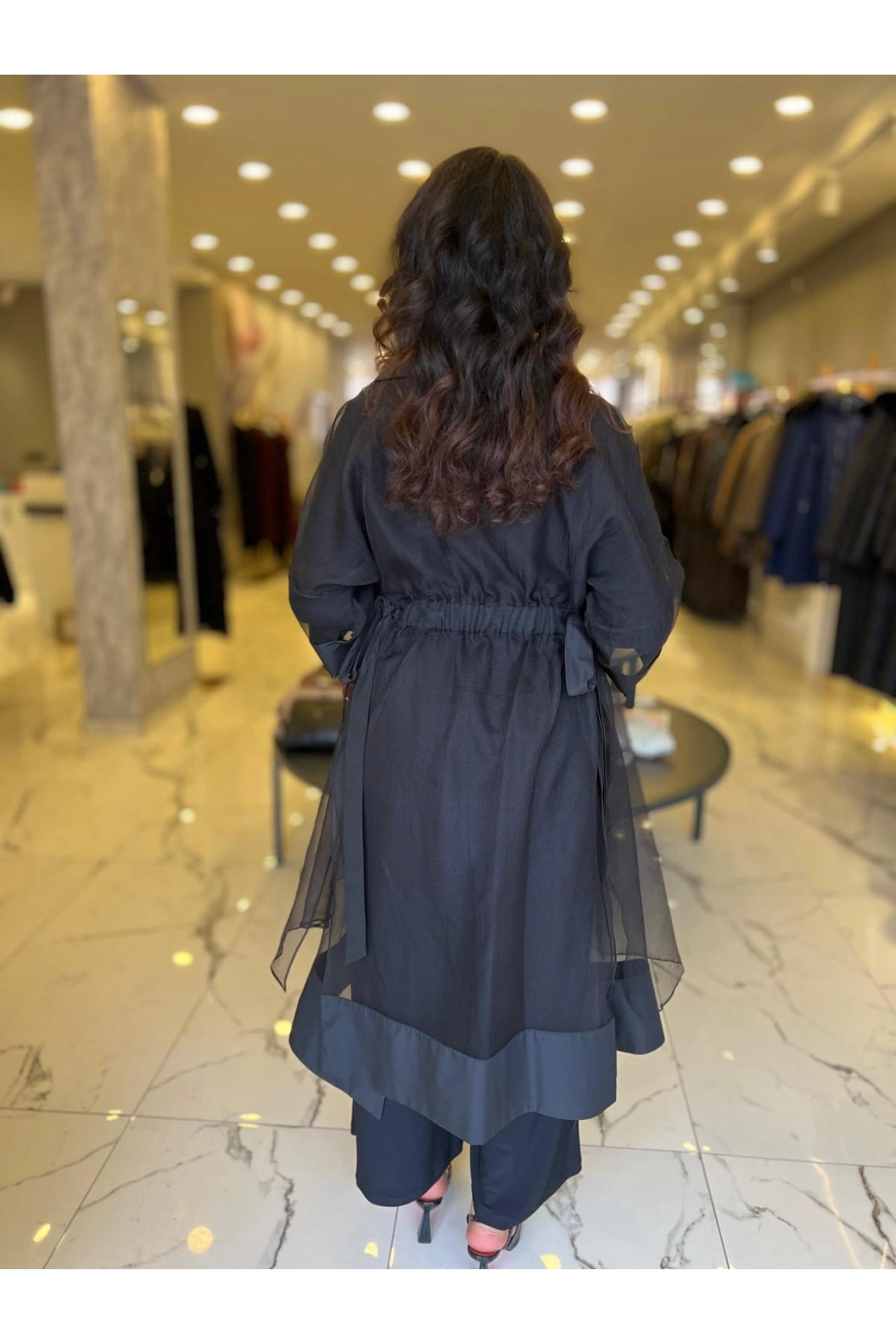 MY312-KOLLARI DÜĞMELİ TULUM TAKIM SİYAH