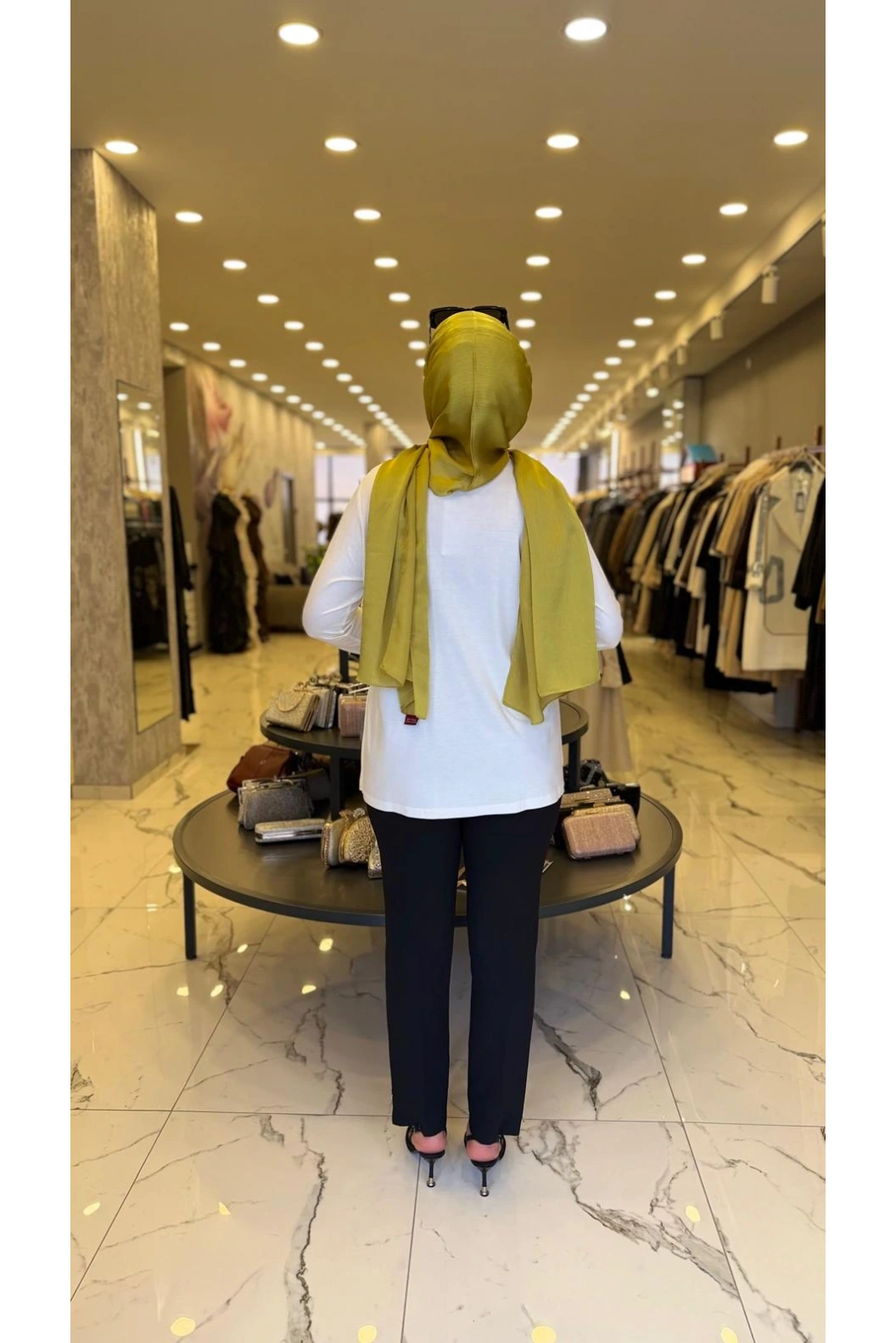 MY312-ŞİFONLU KOLLU BLUZ EKRU