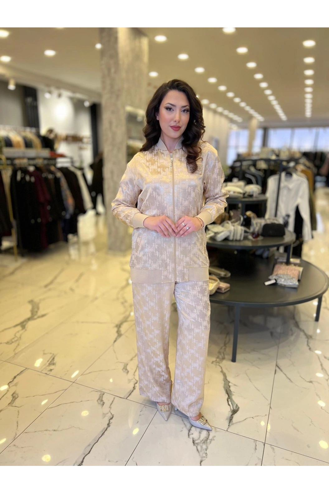 MY312-TAŞLI JAKAR TAKIM CAMEL