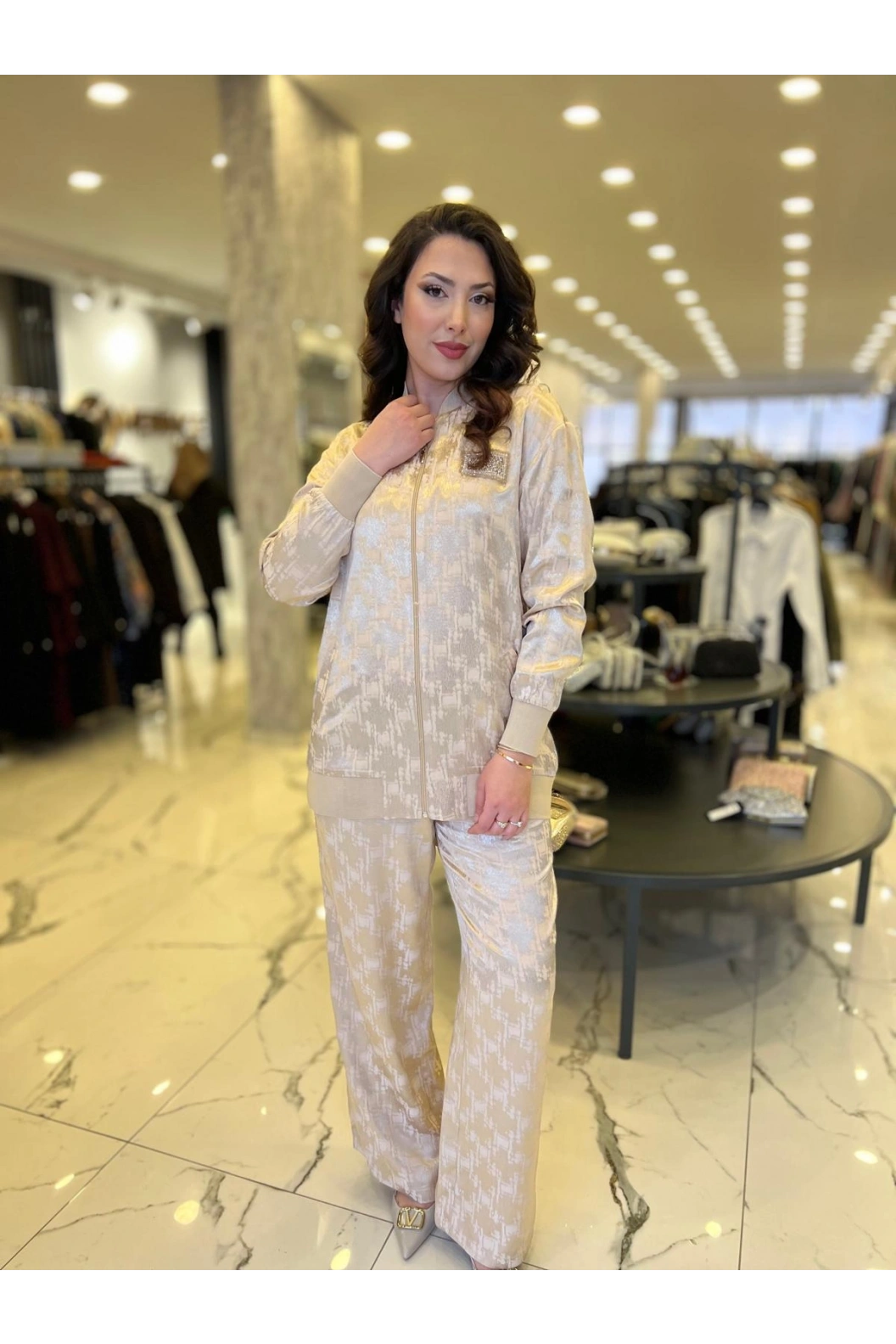 MY312-TAŞLI JAKAR TAKIM CAMEL