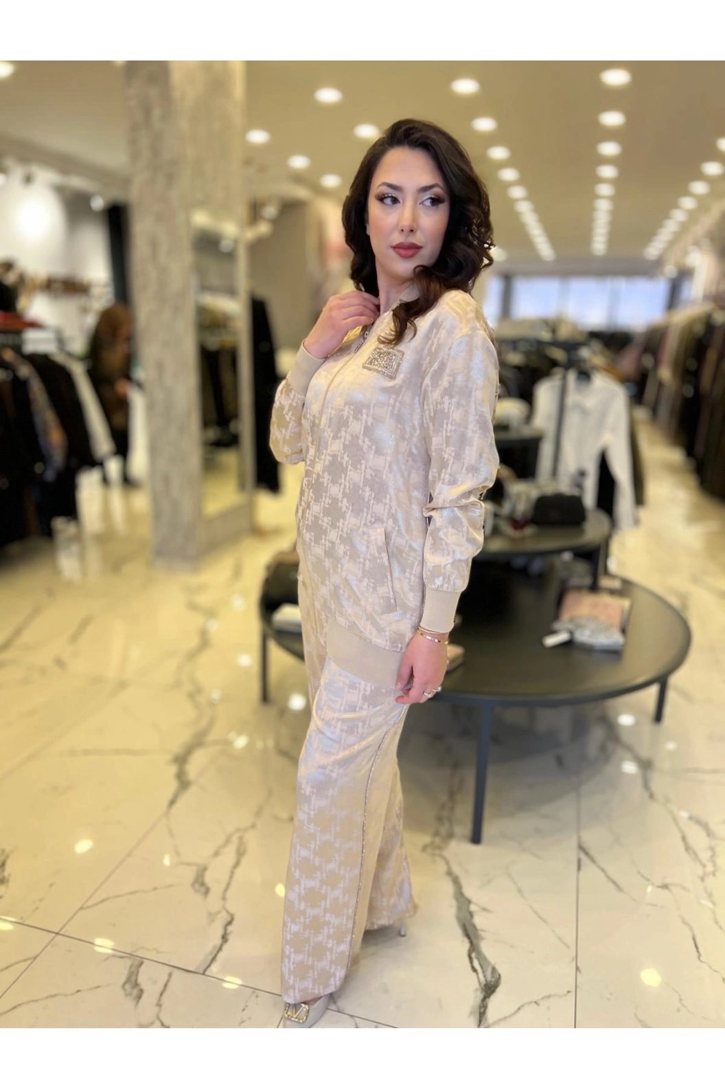 MY312-TAŞLI JAKAR TAKIM CAMEL