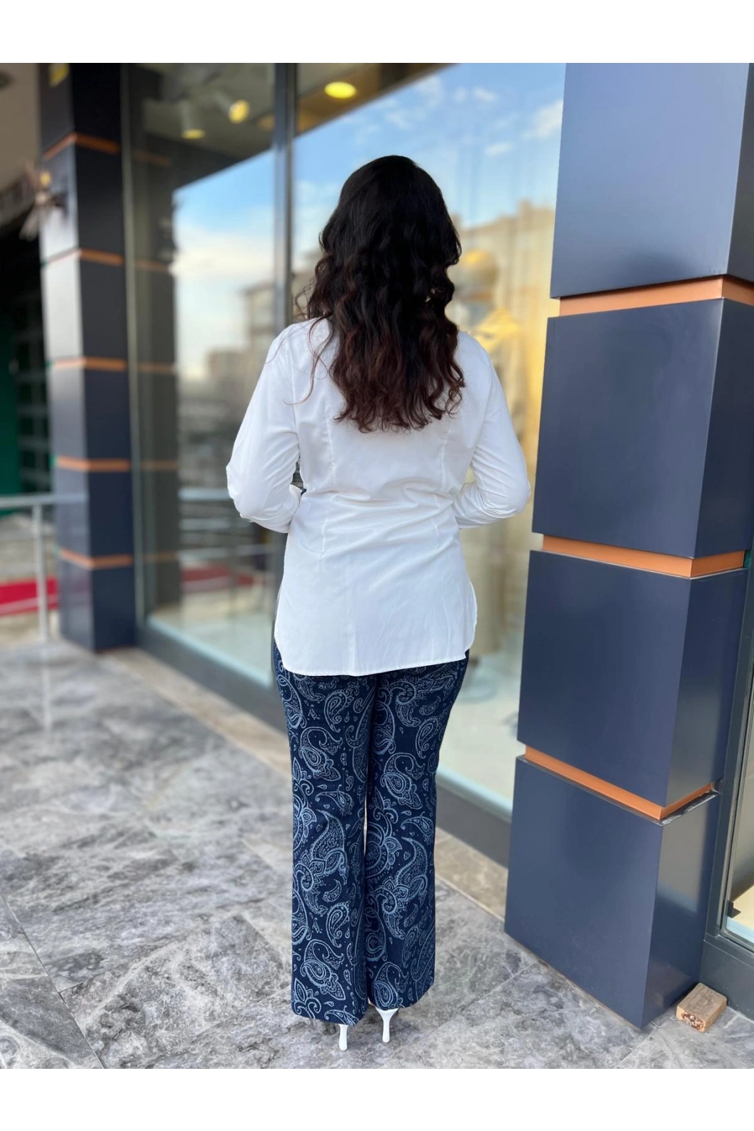 MY312-YANDAN BAĞLAMALI GÖMLEK EKRU