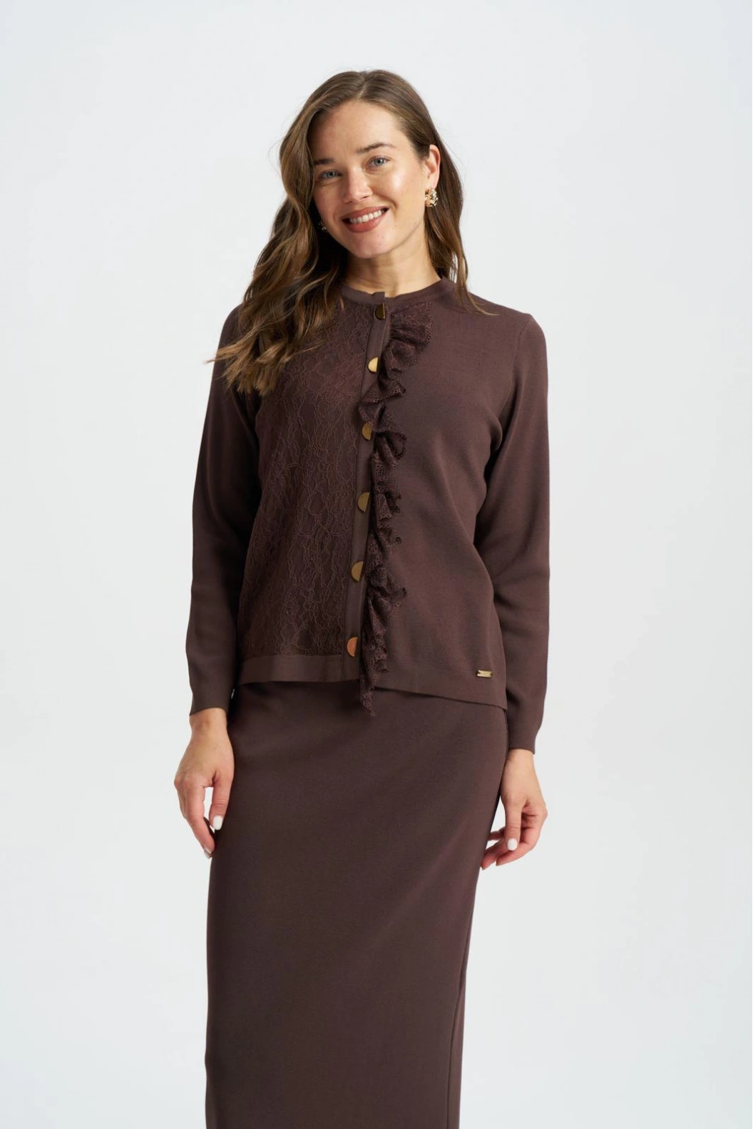 NİLİWİ-FIRFIRLI HIRKA KAHVE