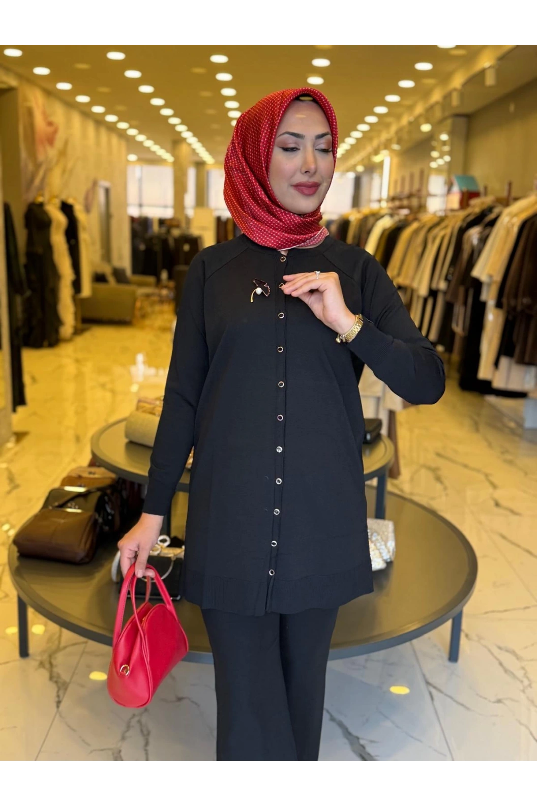 NİLİWİ-MİDİ BOY BALON HIRKA SİYAH