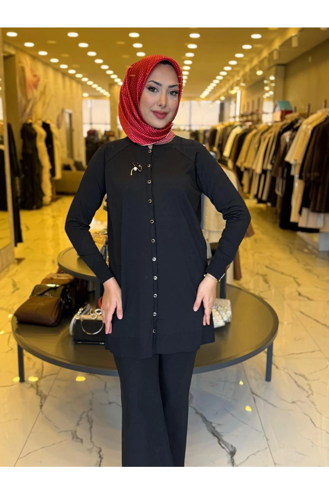 NİLİWİ-MİDİ BOY BALON HIRKA SİYAH