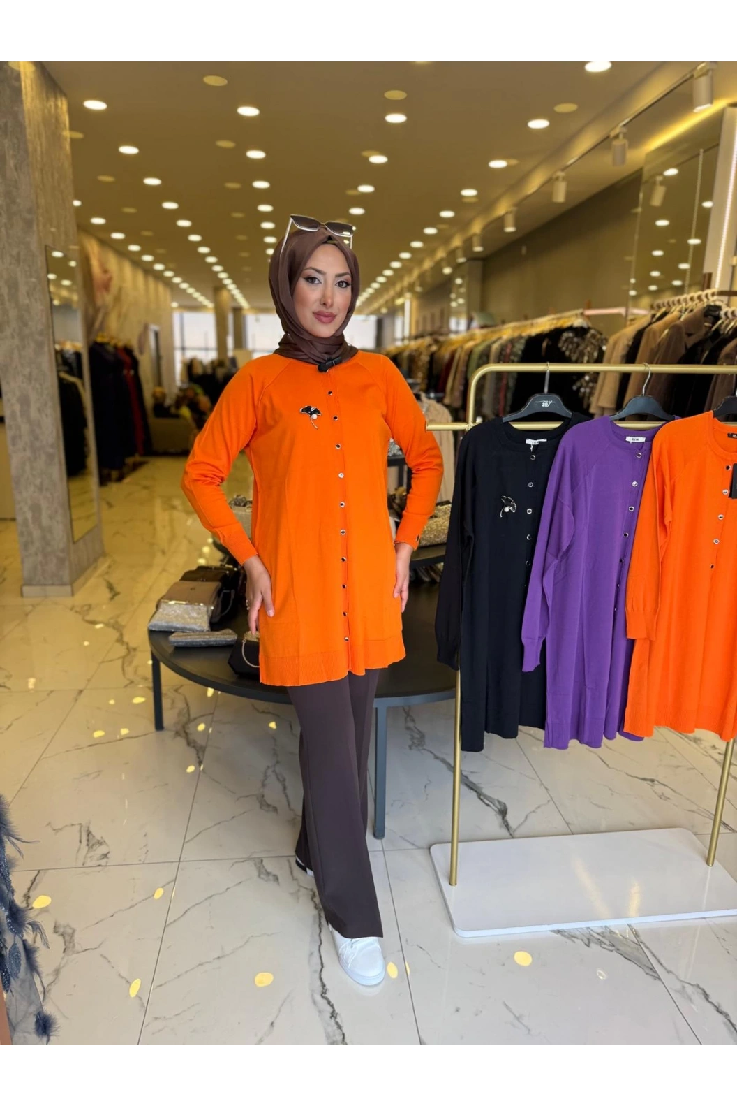 NİLİWİ-MİDİ BOY BALON HIRKA TURUNCU