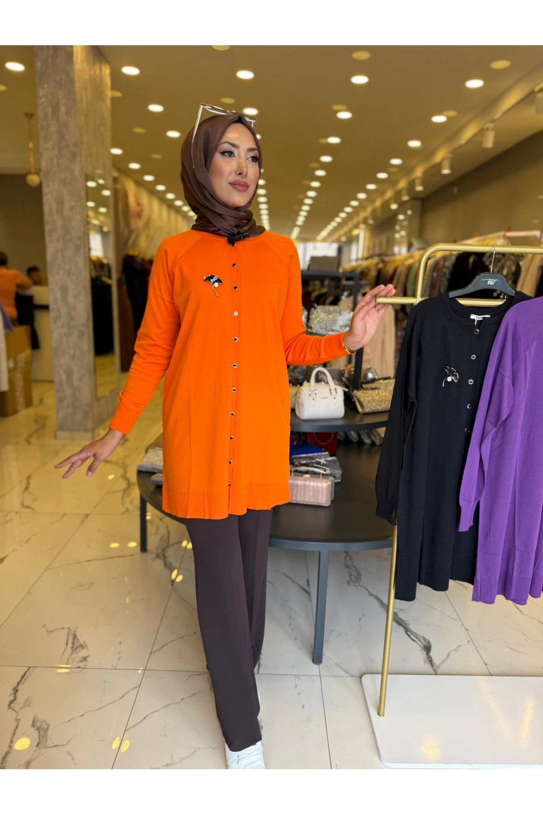 NİLİWİ-MİDİ BOY BALON HIRKA TURUNCU