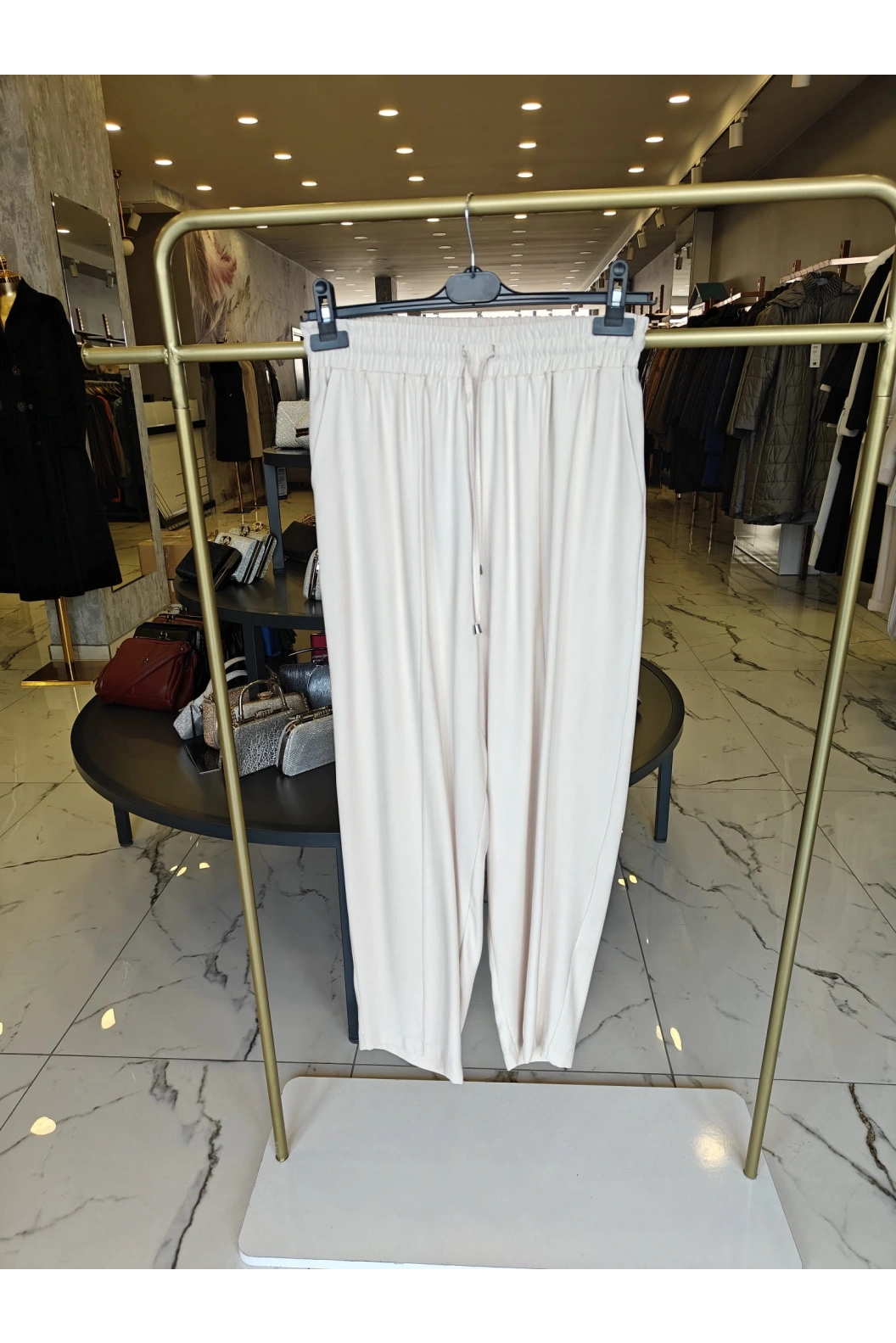 SENTEZ-ASYA PANTOLON BEJ