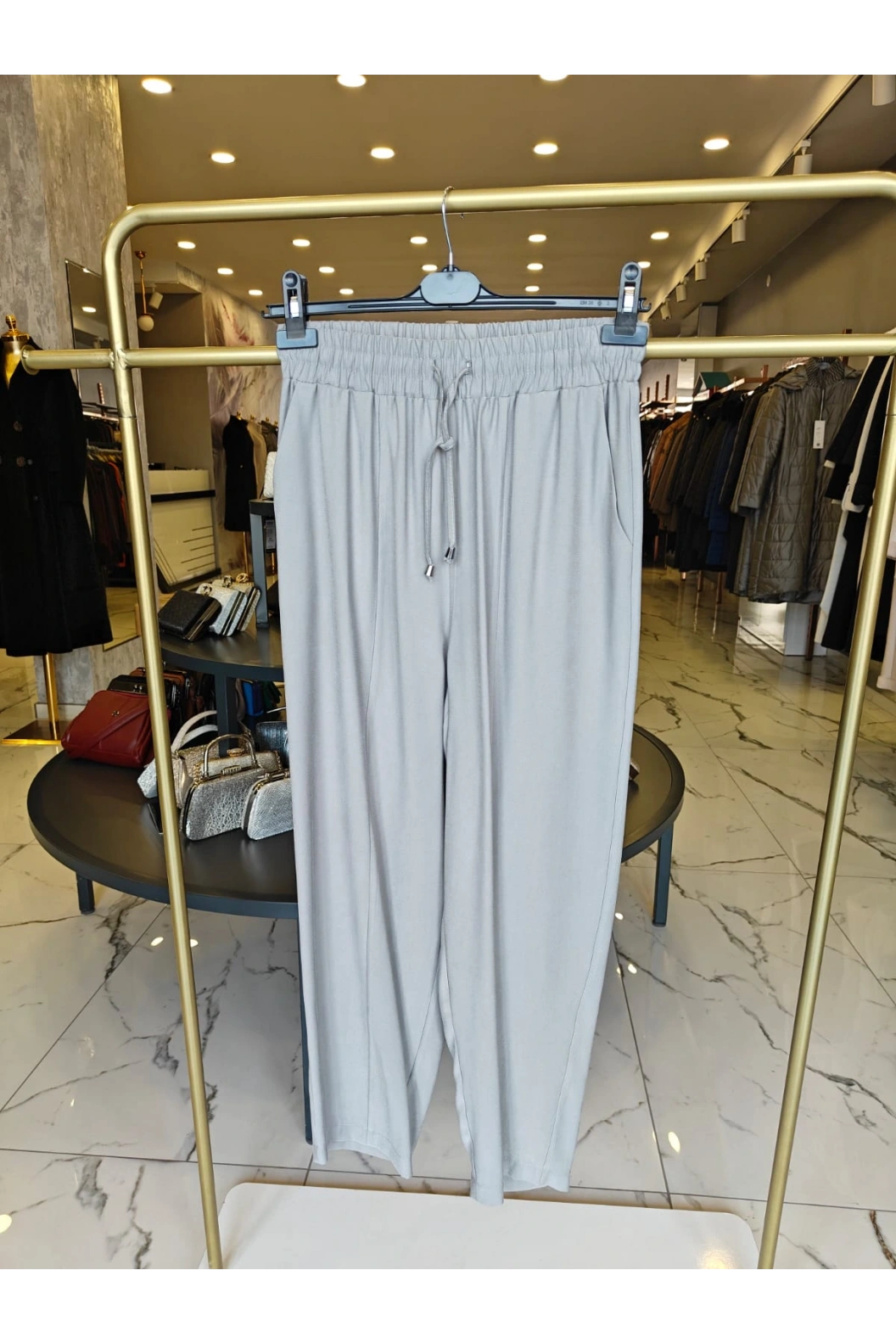 SENTEZ-ASYA PANTOLON GRİ