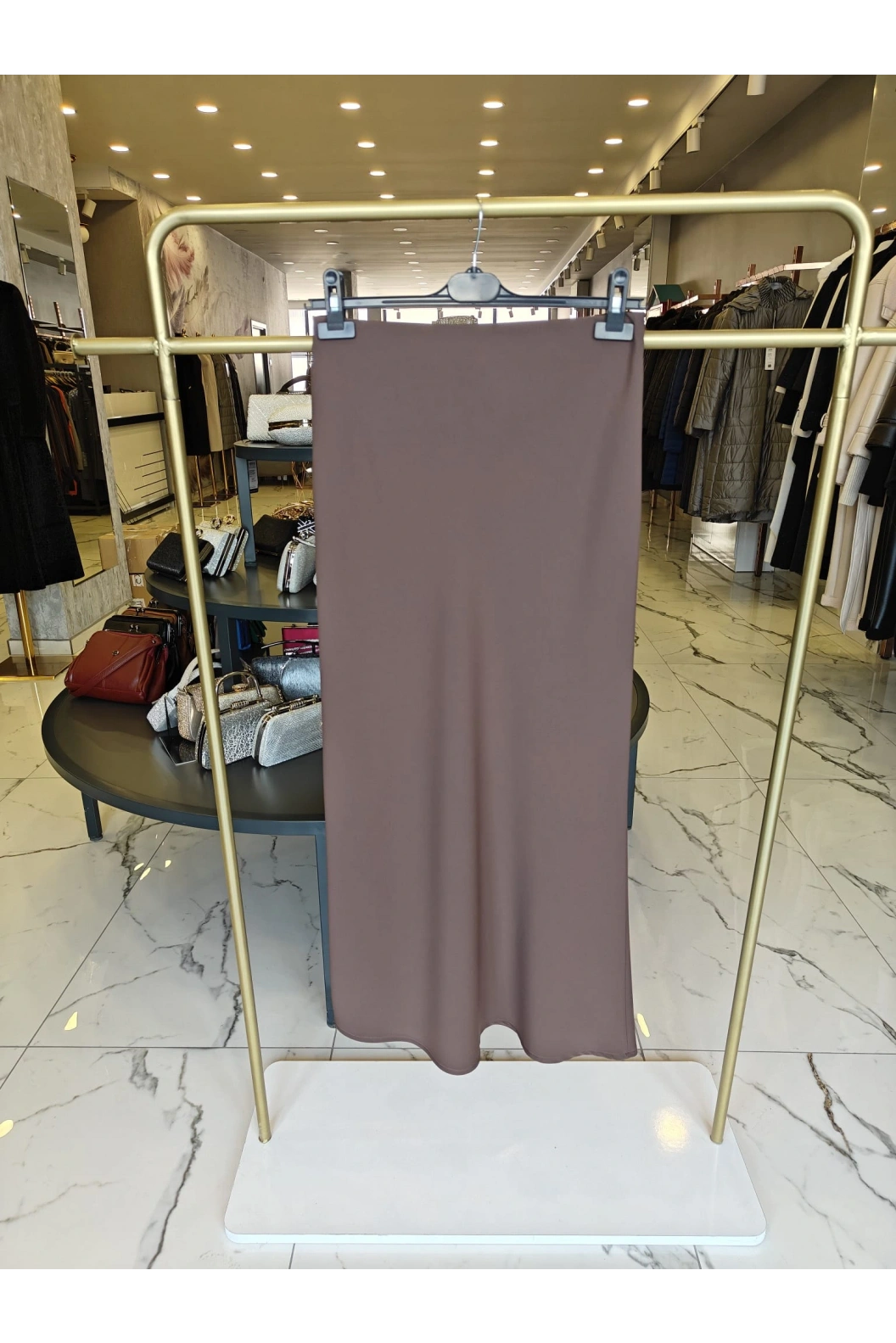 SENTEZ-NİL ÇAN ETEK KAHVE