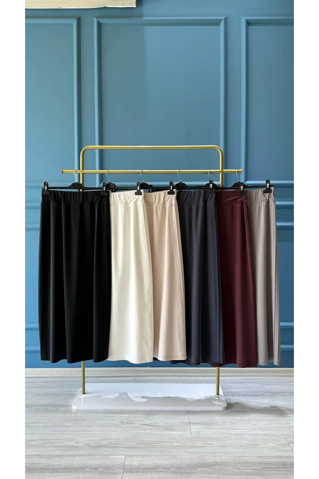 SENTEZ-YANI NERVÜRLÜ ETEK GRİ