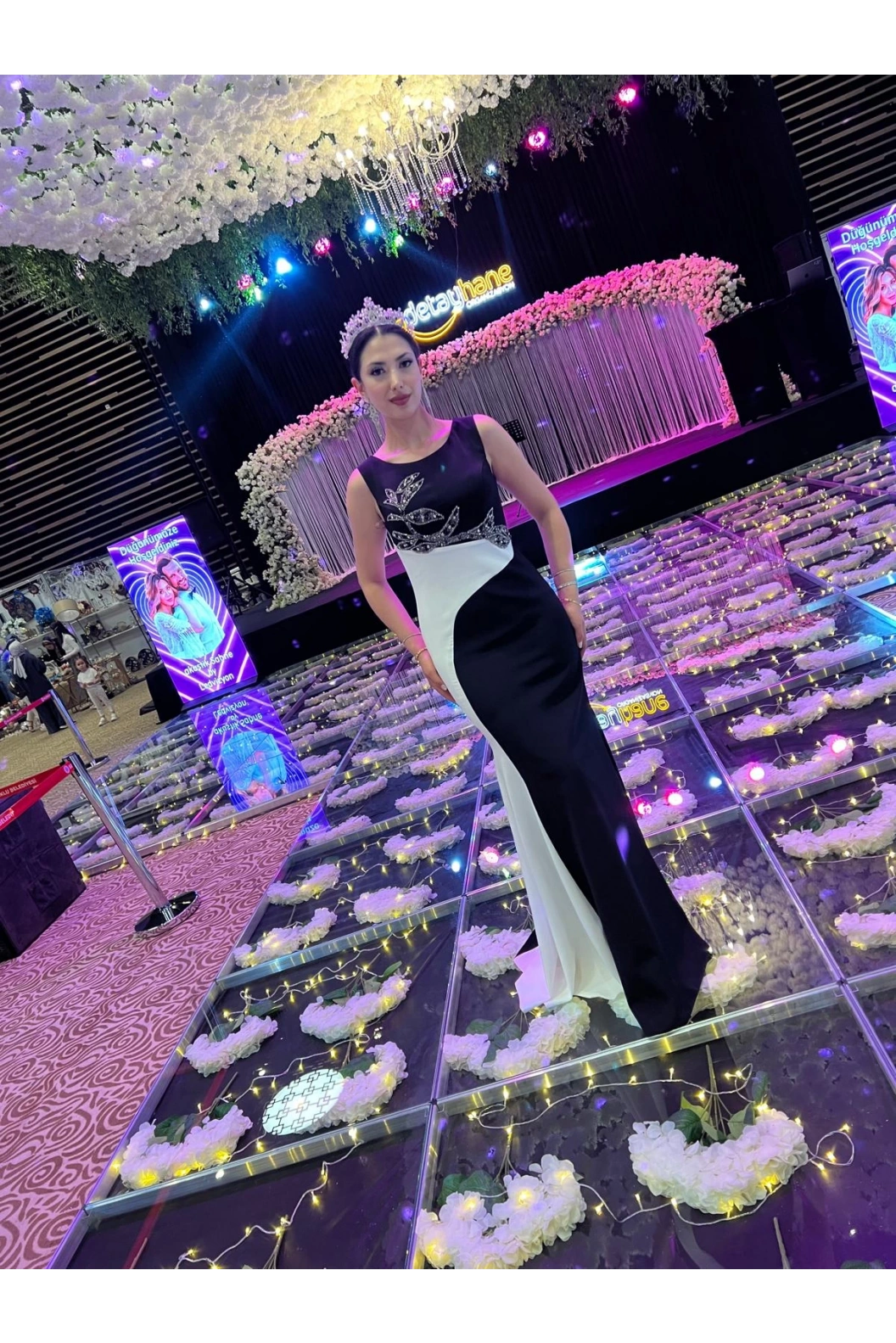 SERİN-BALIK ABİYE ELBİSE SİYAH