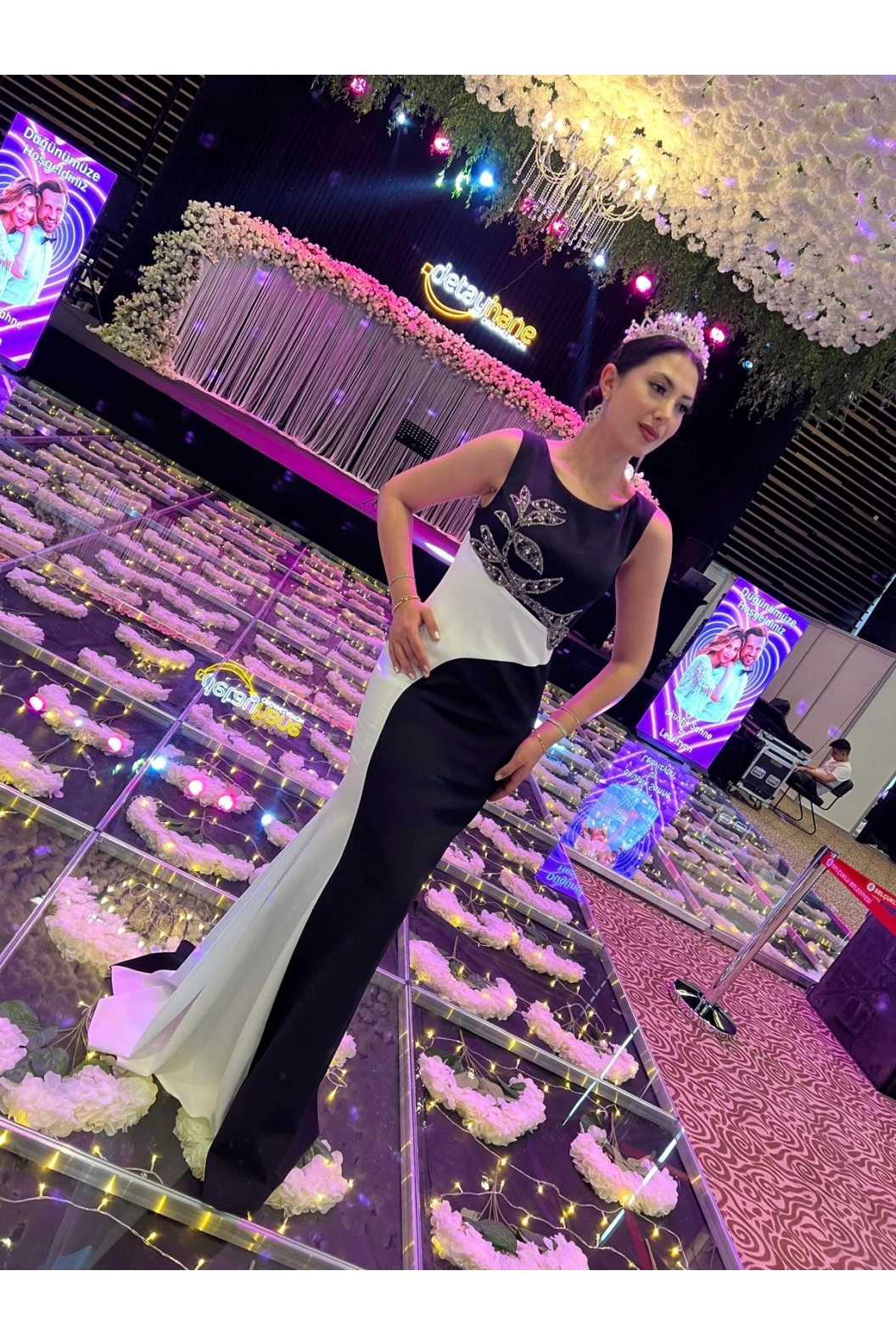 SERİN-BALIK ABİYE ELBİSE SİYAH