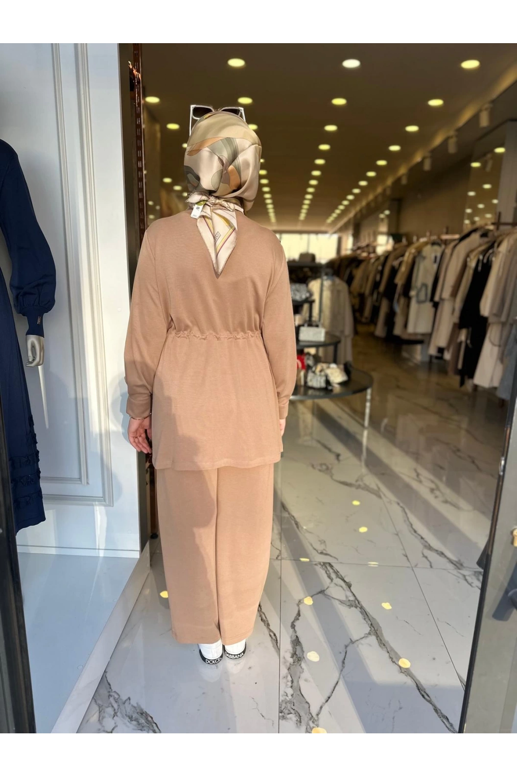 SOLİS-İKİLİ PANTOLONLU TAKIM VİZON