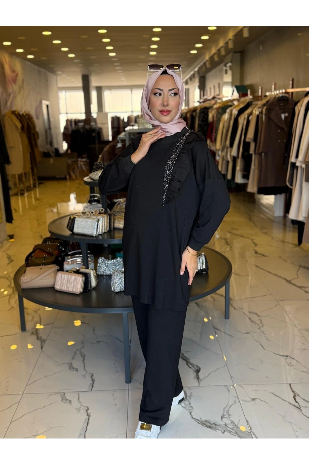 SOLİS-İKİLİ TAKIM SİYAH