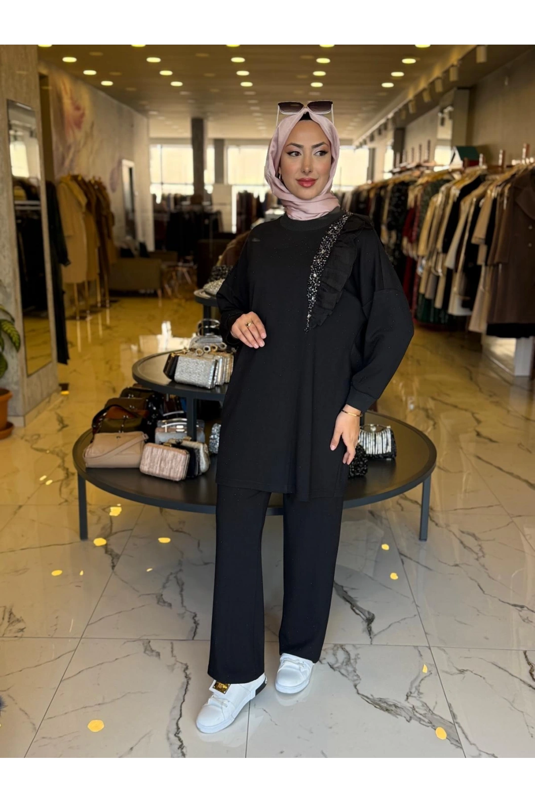 SOLİS-İKİLİ TAKIM SİYAH