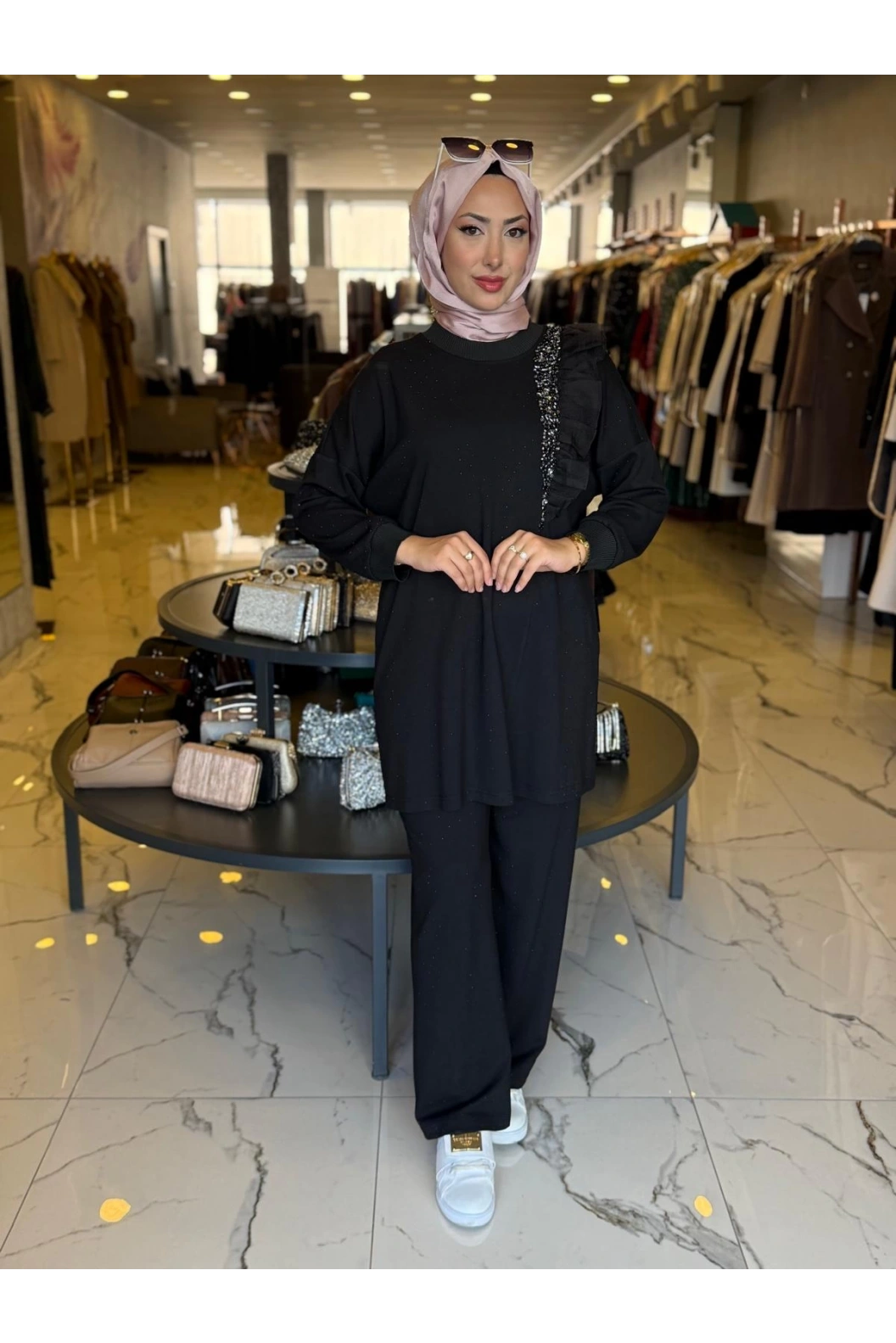 SOLİS-İKİLİ TAKIM SİYAH